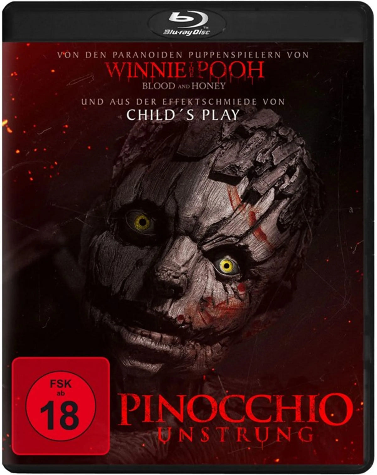 Blu-ray-Cover: Pinocchio Unstrung. Regie: Rhys Frake-Waterfield