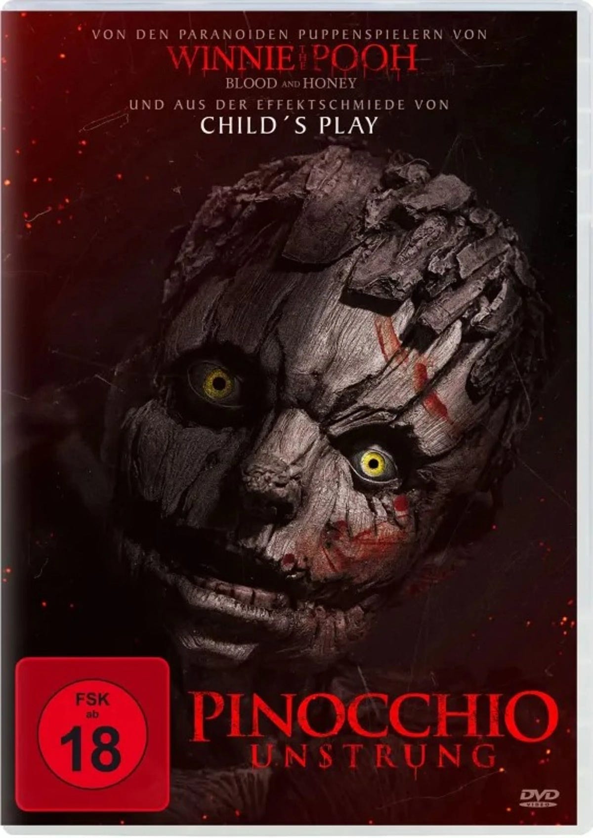 DVD-Cover: Pinocchio Unstrung. Regie: Rhys Frake-Waterfield