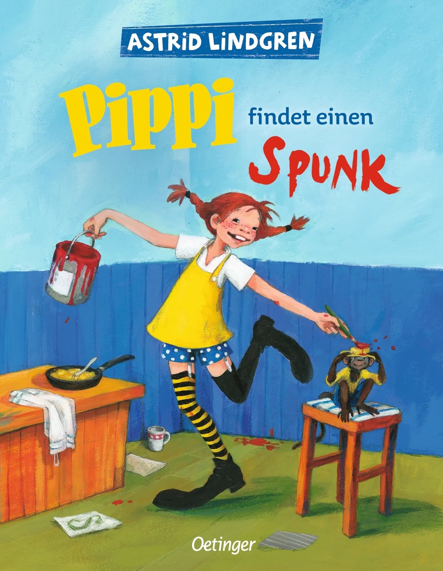 Buchcover von 'Pippi findet einen Spunk' - Gebundene Ausgabe von Astrid Lindgren