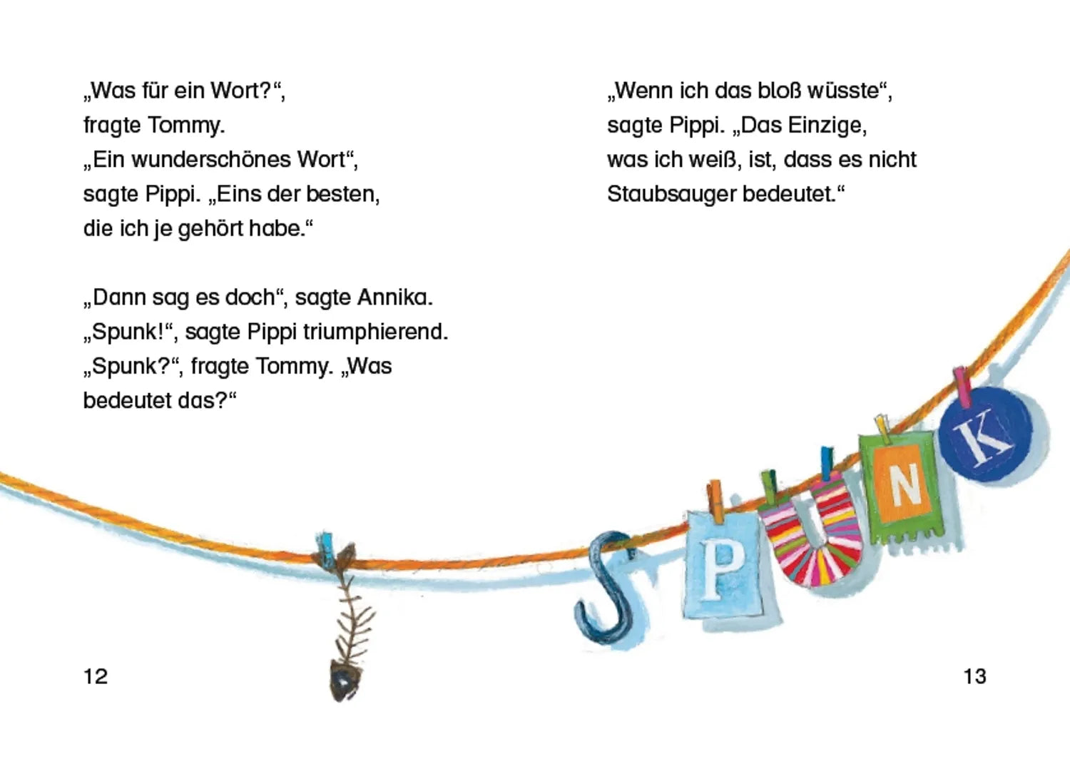 Abbildung von 'Pippi findet einen Spunk'