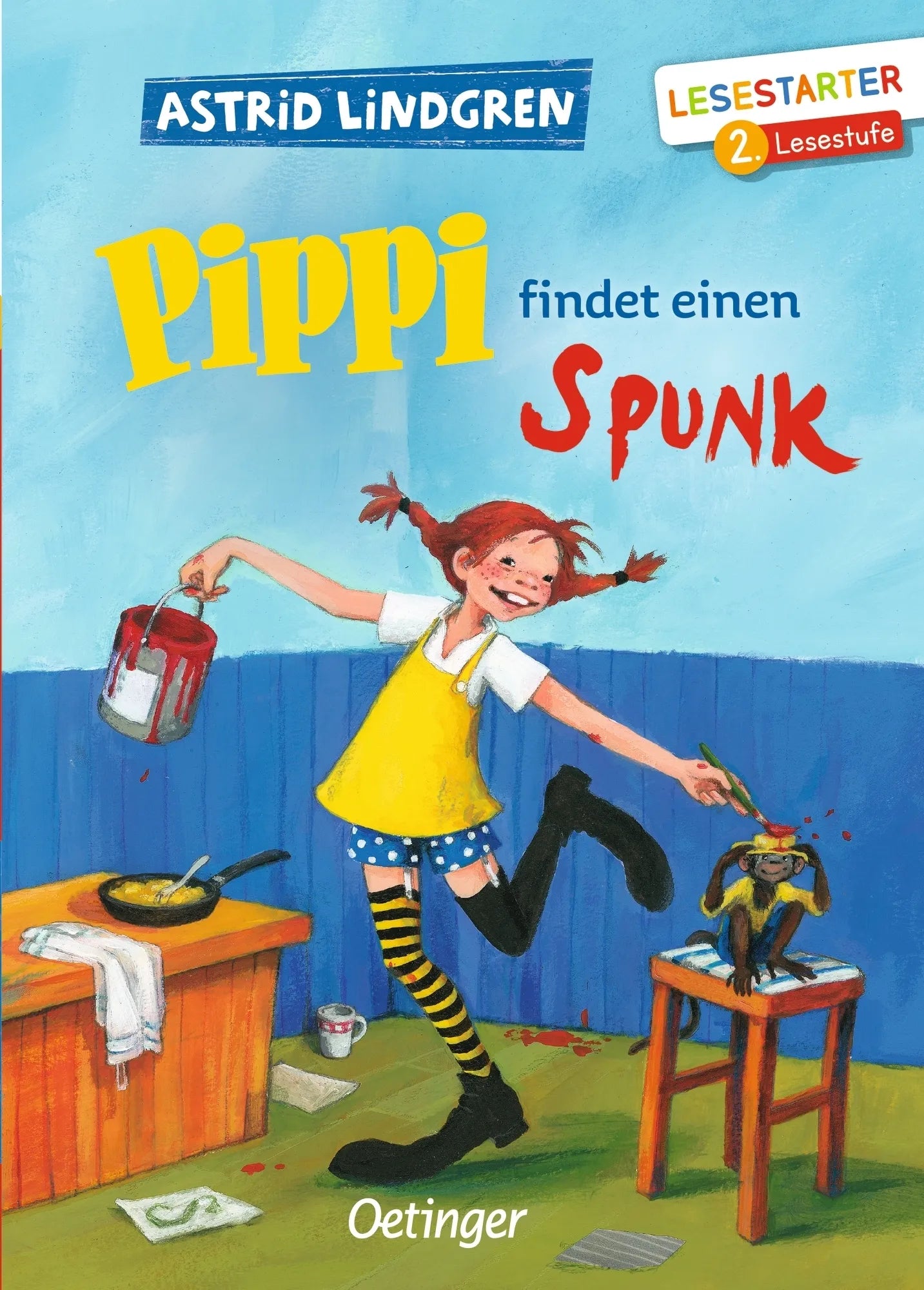 Buchcover von 'Pippi findet einen Spunk' - Gebundene Ausgabe von Astrid Lindgren