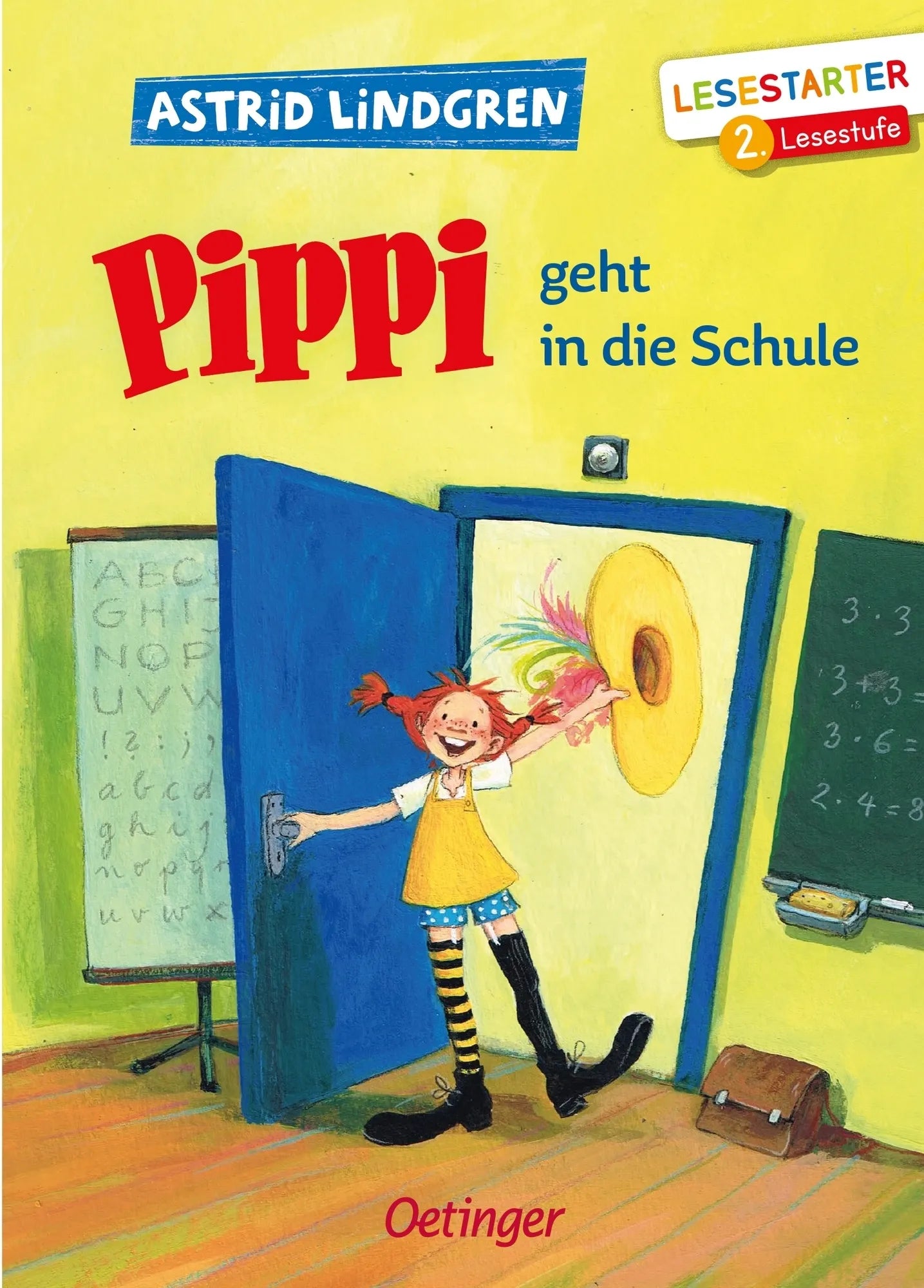 Buchcover von 'Pippi geht in die Schule' - Gebundene Ausgabe von Astrid Lindgren