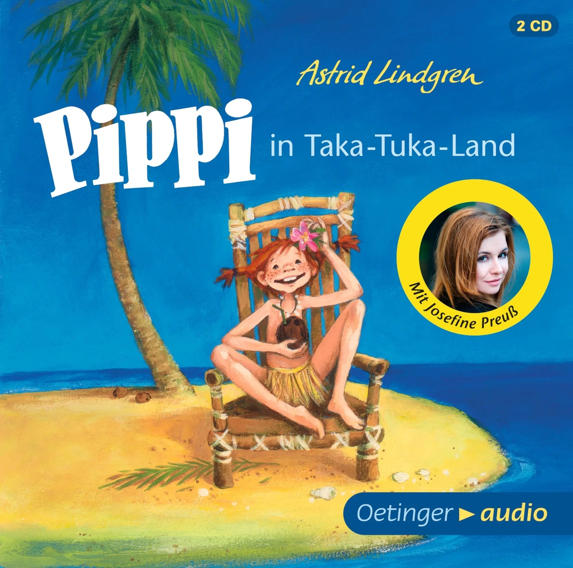Buchcover von 'Pippi Langstrumpf 3. Pippi in Taka-Tuka-Land' - Hörbuch (CD) von Astrid Lindgren