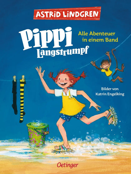 Buchcover von 'Pippi Langstrumpf. Alle Abenteuer in einem Band' - Gebundene Ausgabe von Astrid Lindgren