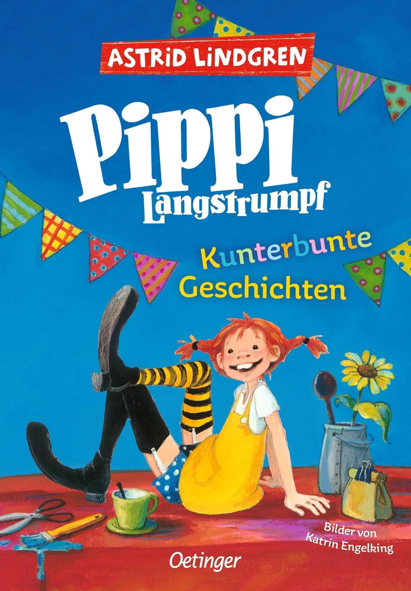 Cover: Pippi Langstrumpf. Kunterbunte Geschichten (Hardcover) von Astrid Lindgren