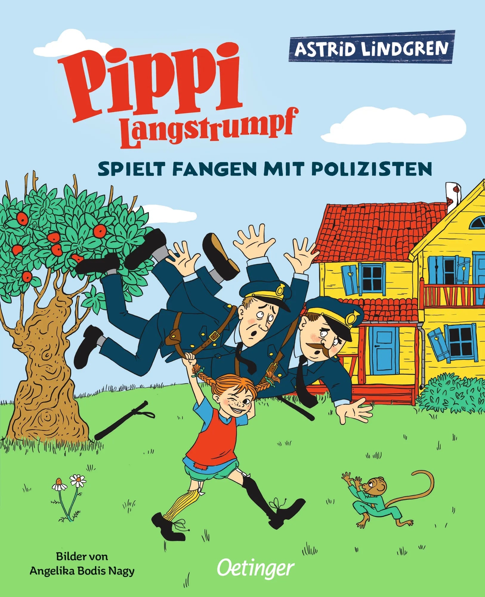 Cover: Pippi Langstrumpf spielt Fangen mit Polizisten (Hardcover) von Astrid Lindgren