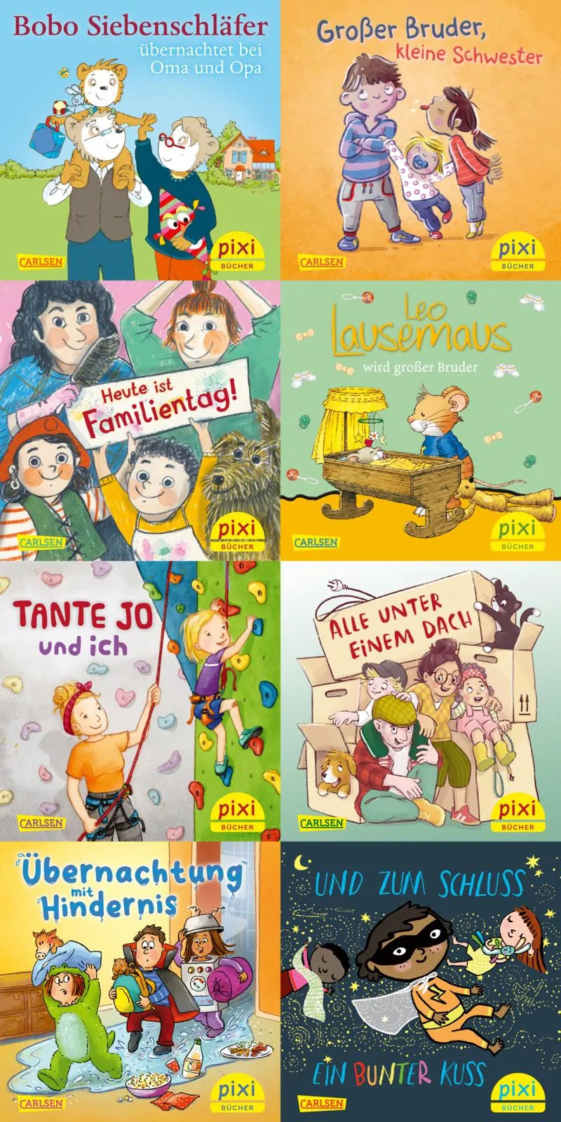 Pixi-8er-Set 314: Bunte Familiengeschichten bei Pixi