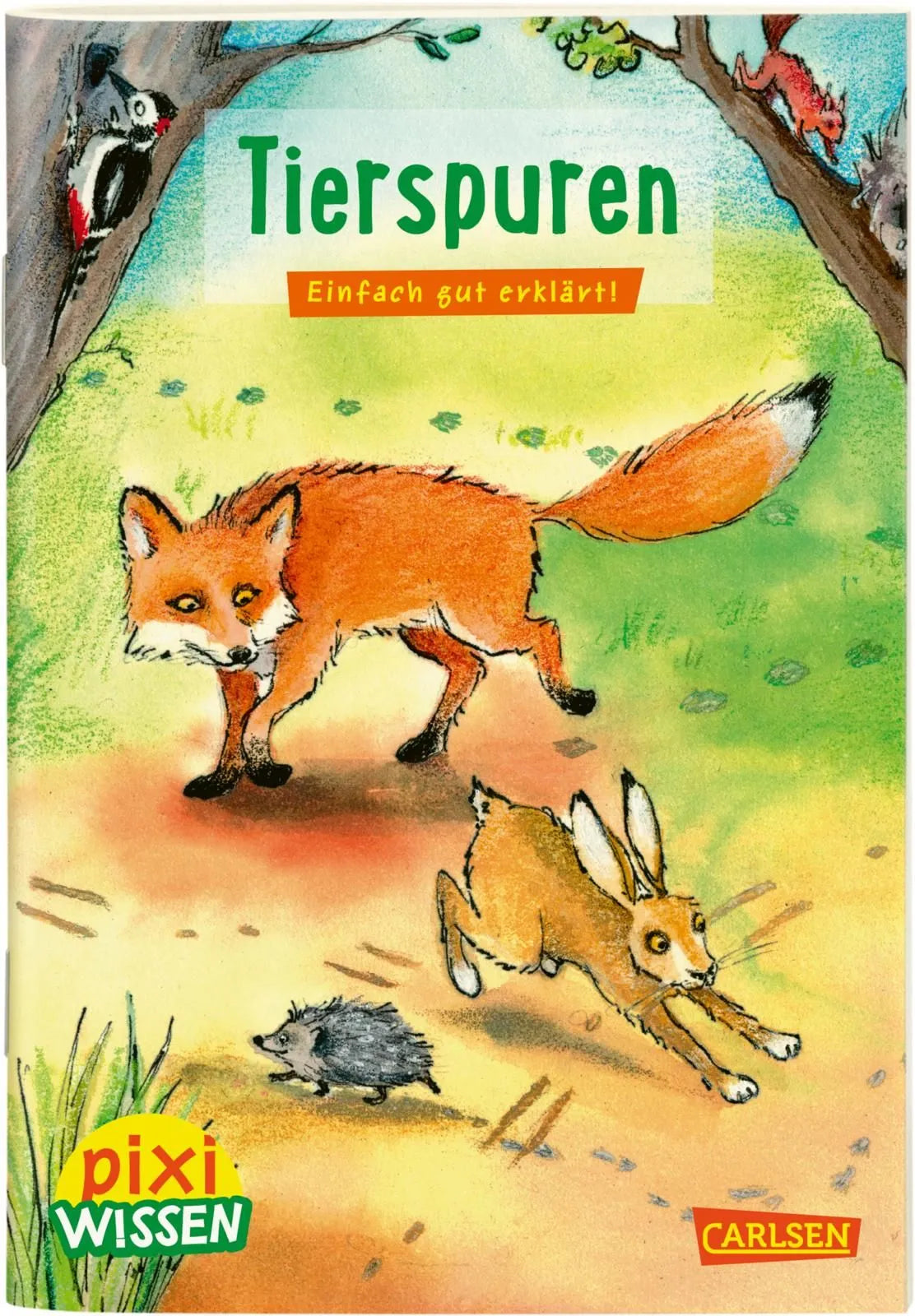 Buchcover von 'Pixi Wissen 107: Tierspuren' - Taschenbuch von Eva Bade
