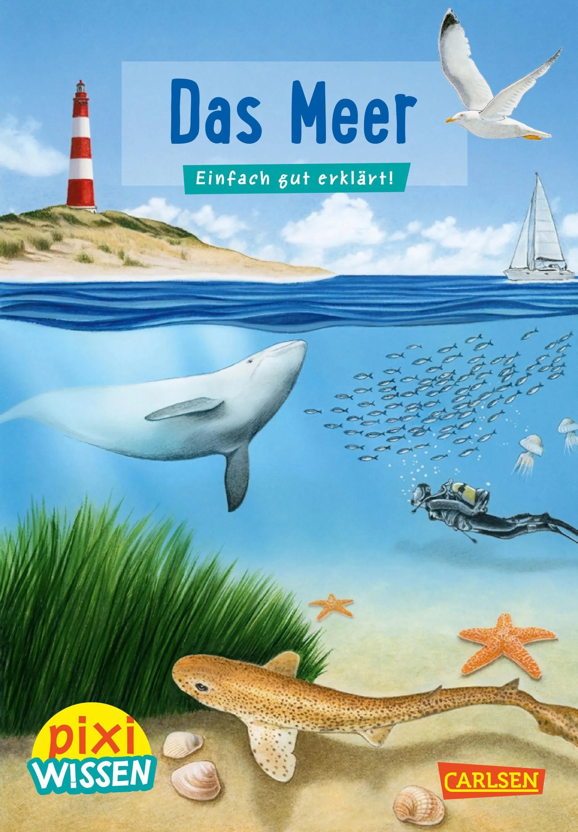 Buchcover von 'Pixi Wissen 11: Das Meer' - Taschenbuch von Brigitte Hoffmann