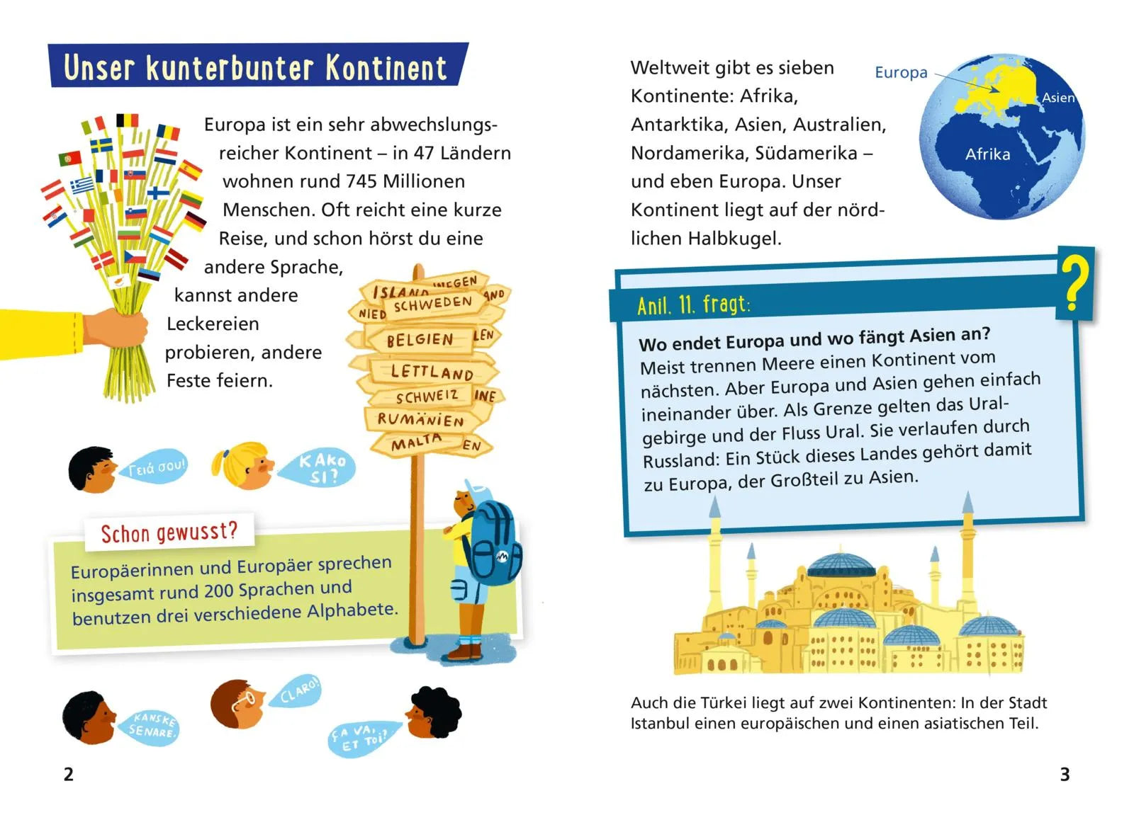 Detailansicht: Pixi Wissen 123: Europa (Taschenbuch)