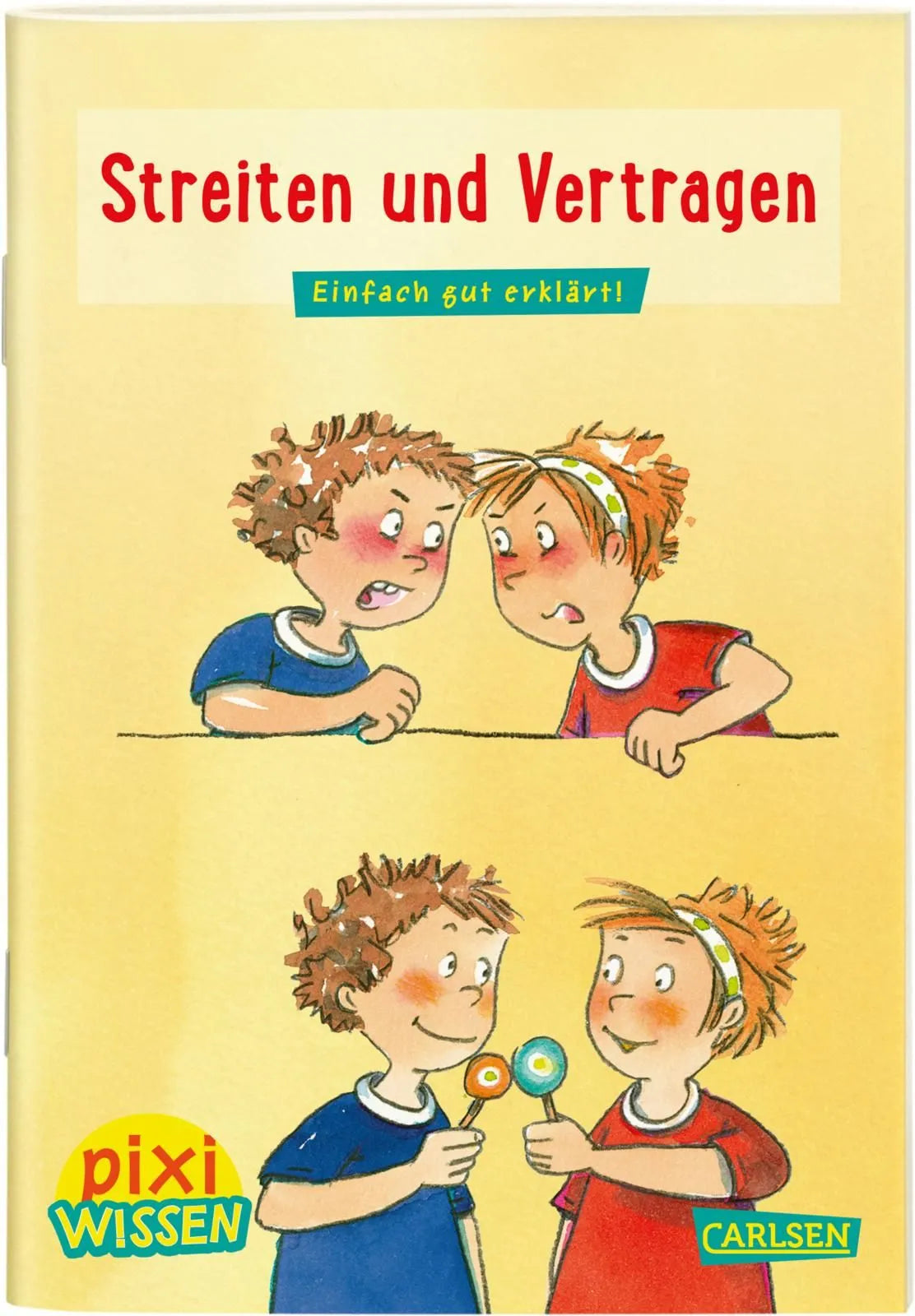 Buchcover von 'Pixi Wissen 24: Streiten und Vertragen' - Taschenbuch von Brigitte Hoffmann