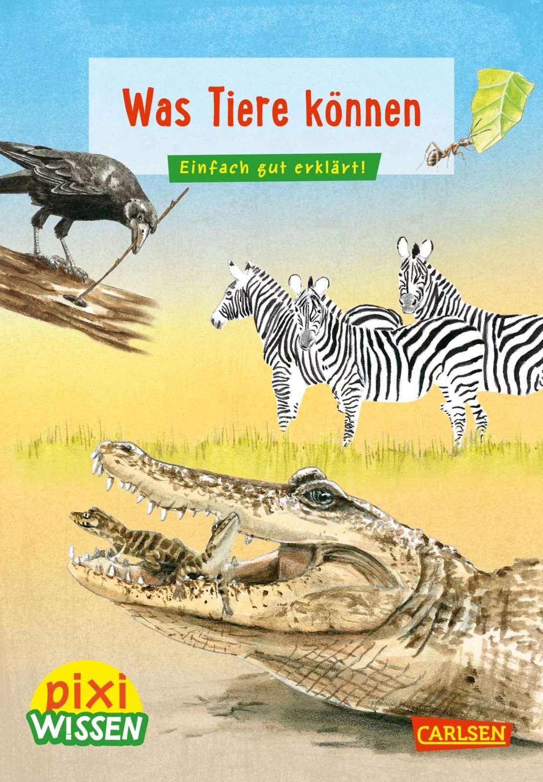 Buchcover von 'Pixi Wissen 75: Was Tiere können' - Taschenbuch von Christine Stahr