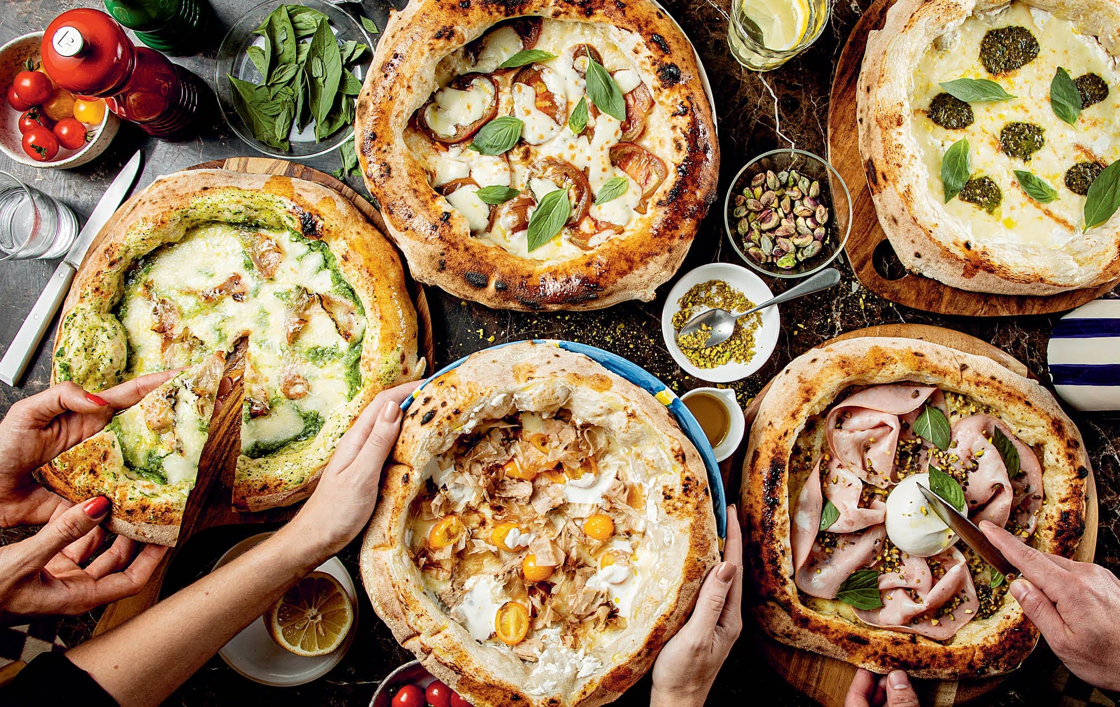 Innenansicht von 'Pizza, Pasta e Amore' - Gebundene Ausgabe