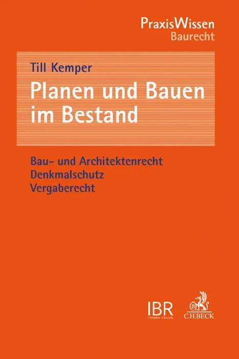 Buchcover von 'Planen und Bauen im Bestand' - Taschenbuch von Till Kemper