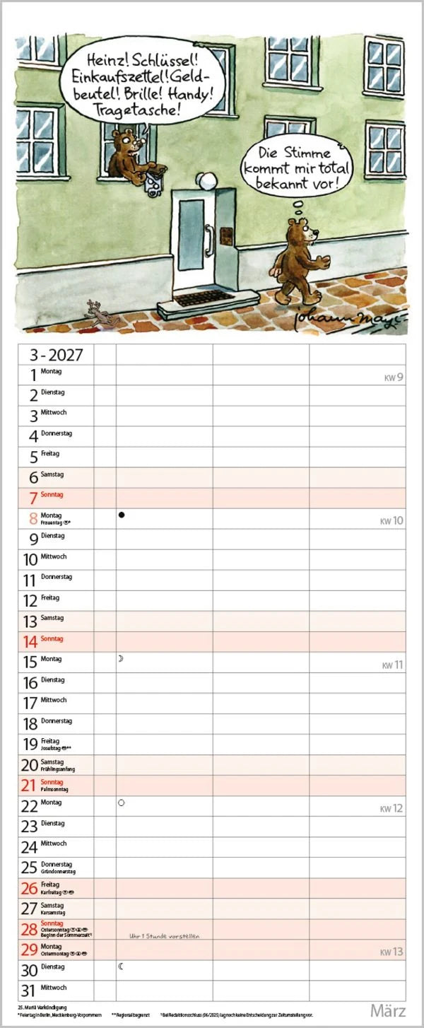 Planer für den (Un-)Ruhestand 2027 – Ansicht