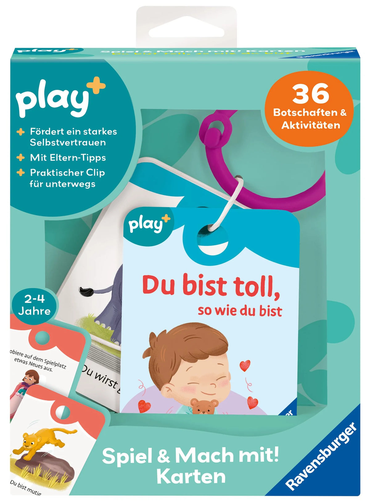 Kinderspiel: Play+ Spiel und Mach mit! Karten: Du bist toll, so wie du bist - ab 2 Jahre