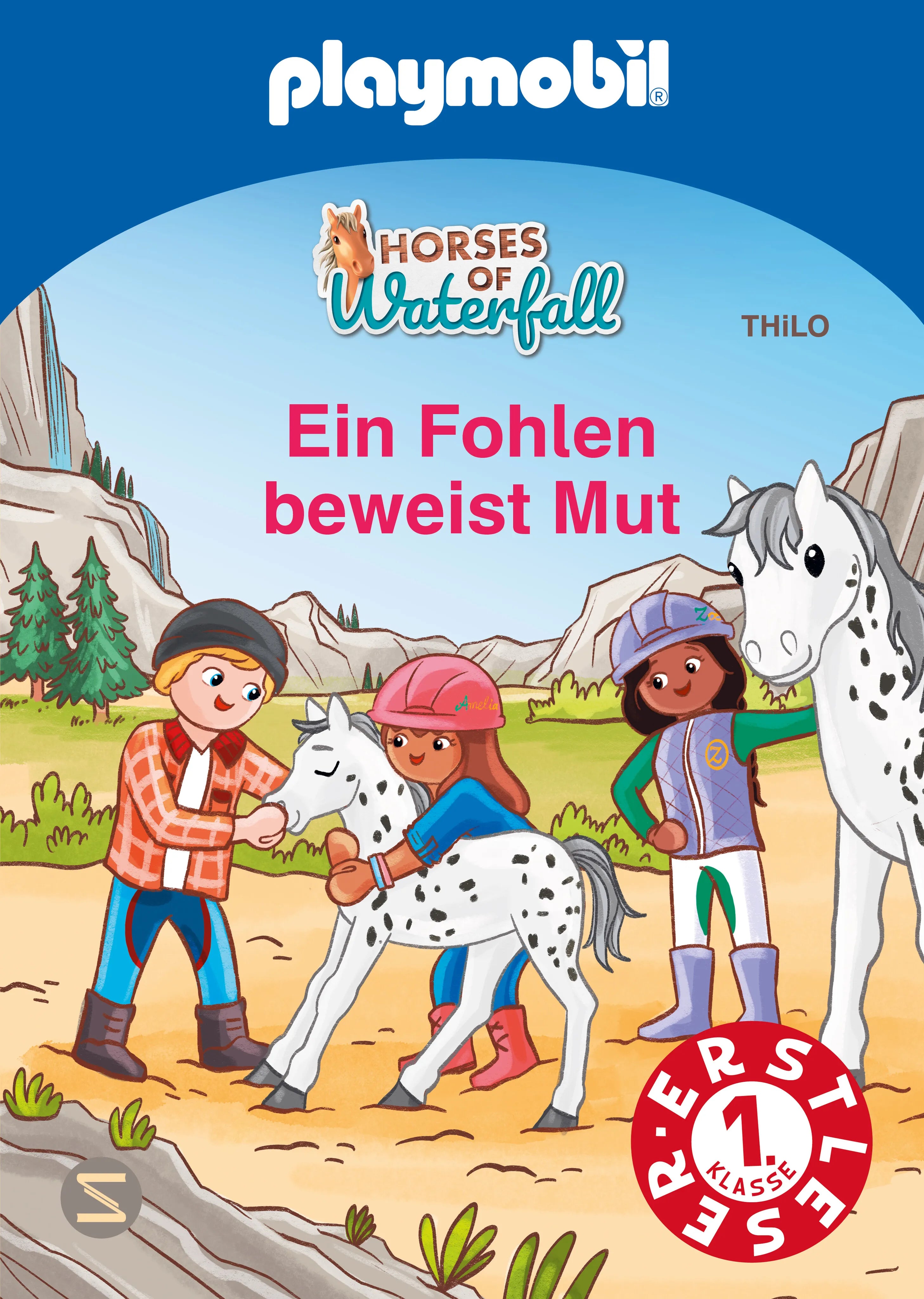 Buchcover von 'PLAYMOBIL Horses of Waterfall. Ein Fohlen beweist Mut' - Gebundene Ausgabe von THiLO