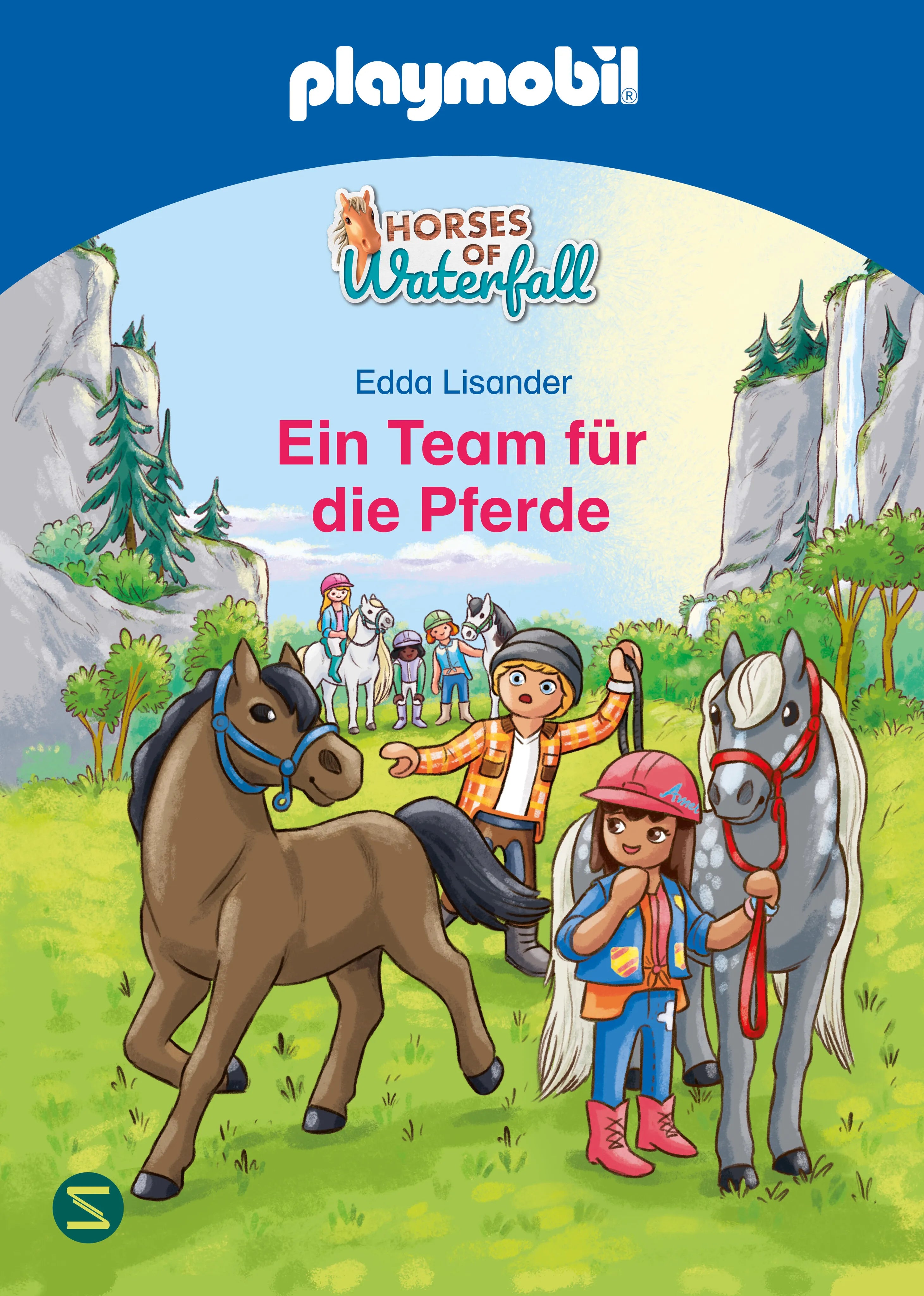 Cover: PLAYMOBIL Horses of Waterfall. Ein Team für die Pferde (Hardcover) von Edda Lisander