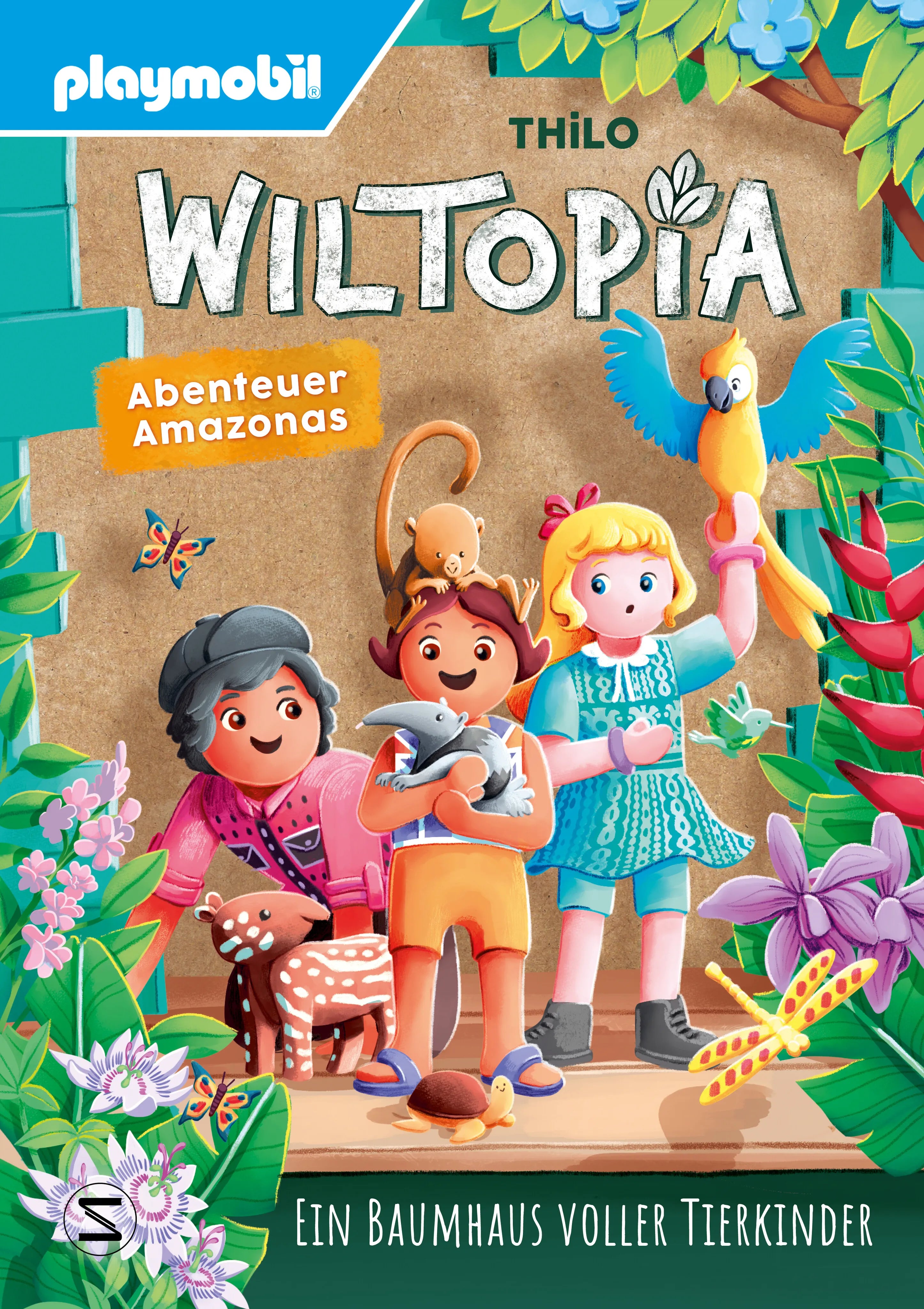Cover: PLAYMOBIL Wiltopia. Abenteuer Amazonas. Ein Baumhaus voller Tierkinder (Hardcover) von THiLO