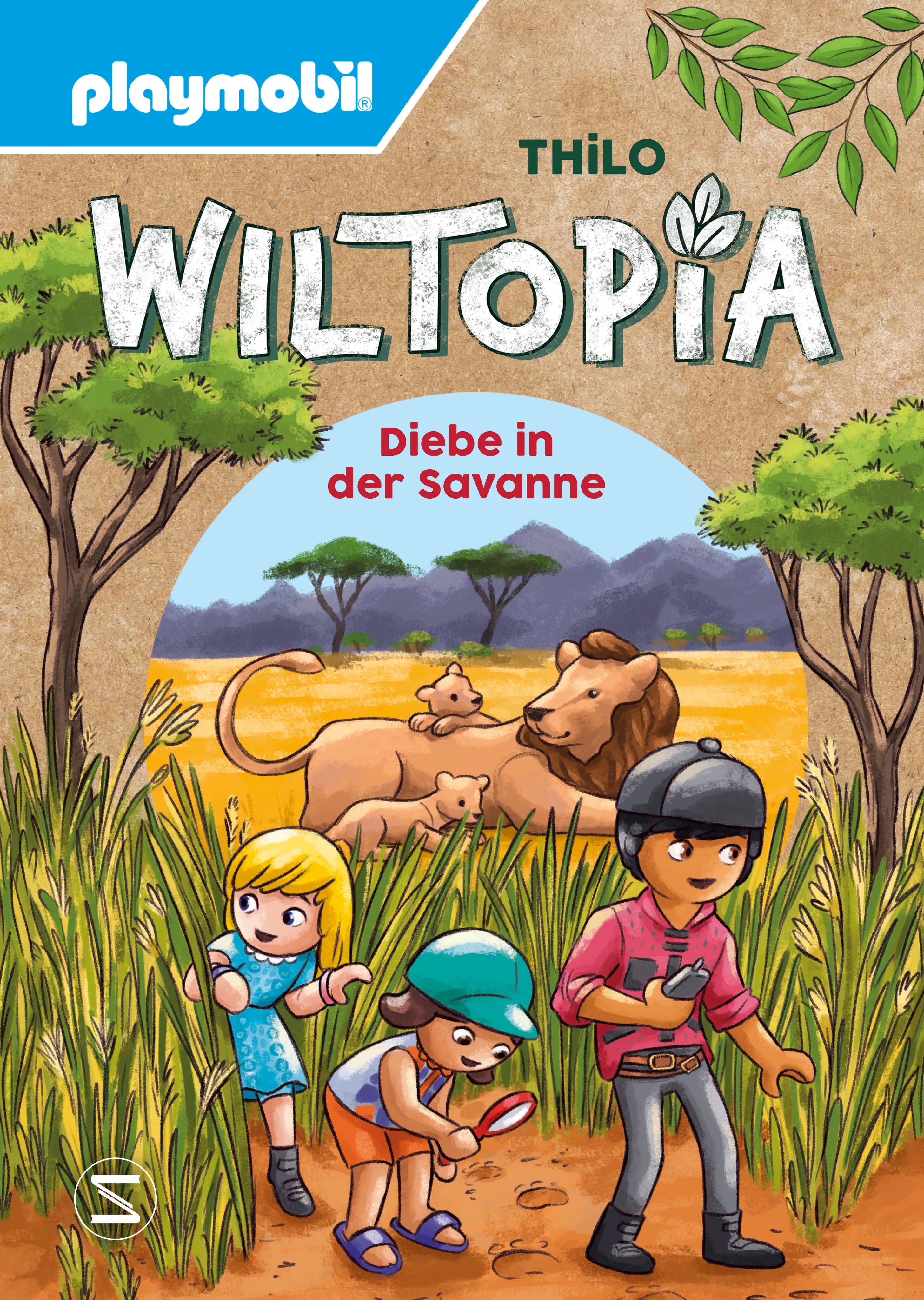 Buchcover von 'PLAYMOBIL Wiltopia. Diebe in der Savanne' - Gebundene Ausgabe von THiLO