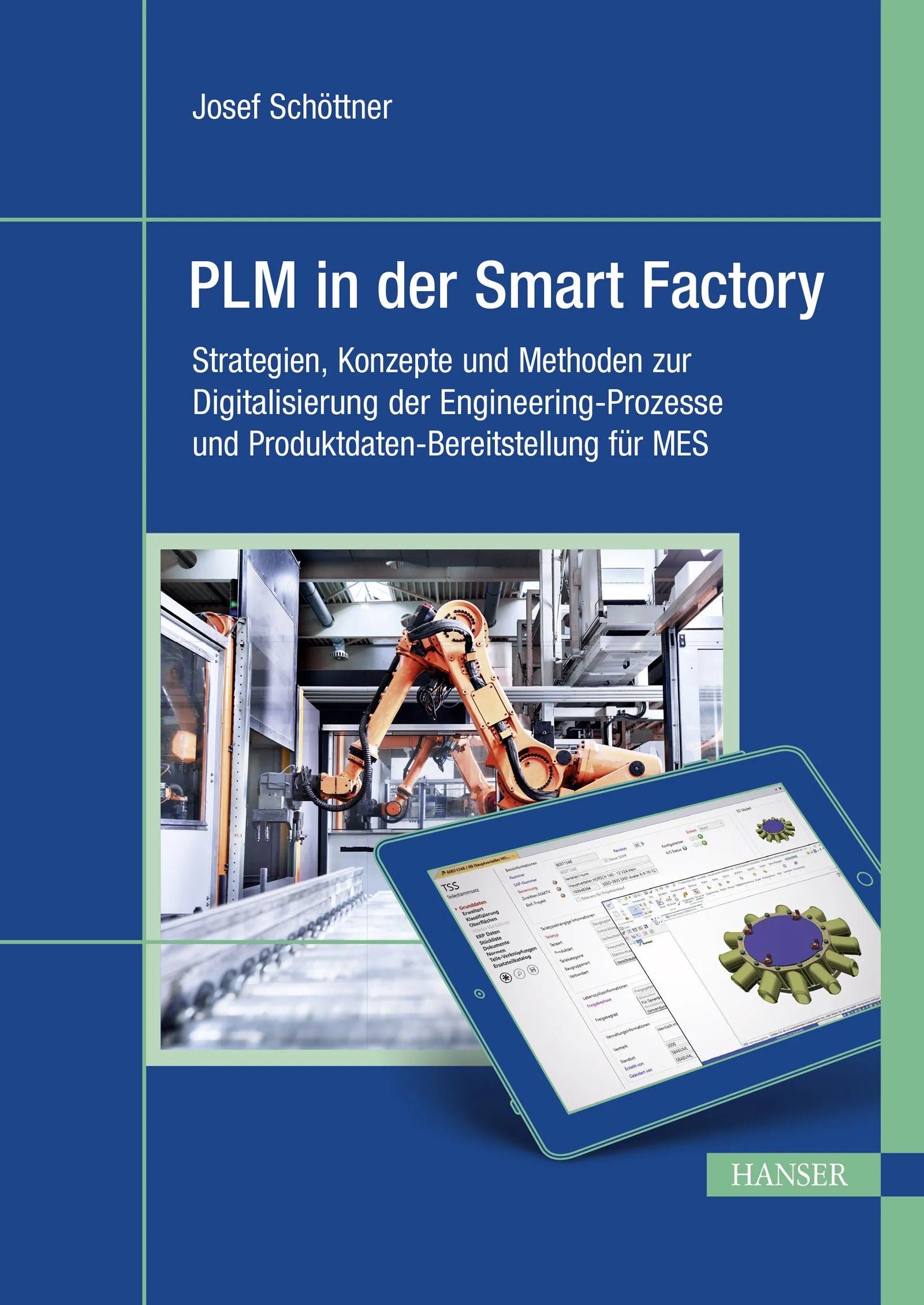 Cover: PLM in der Smart Factory (E-Book) von Josef Schöttner