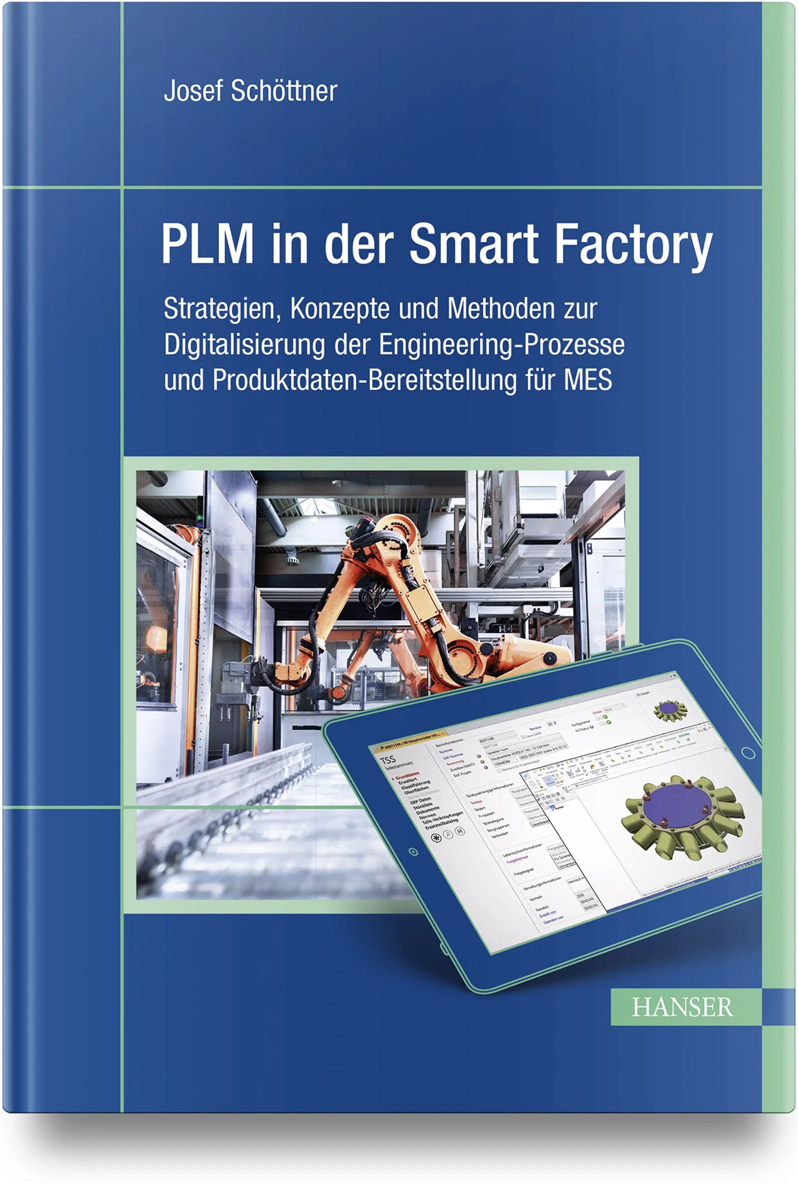 Buchcover von 'PLM in der Smart Factory' - Gebundene Ausgabe von Josef Schöttner