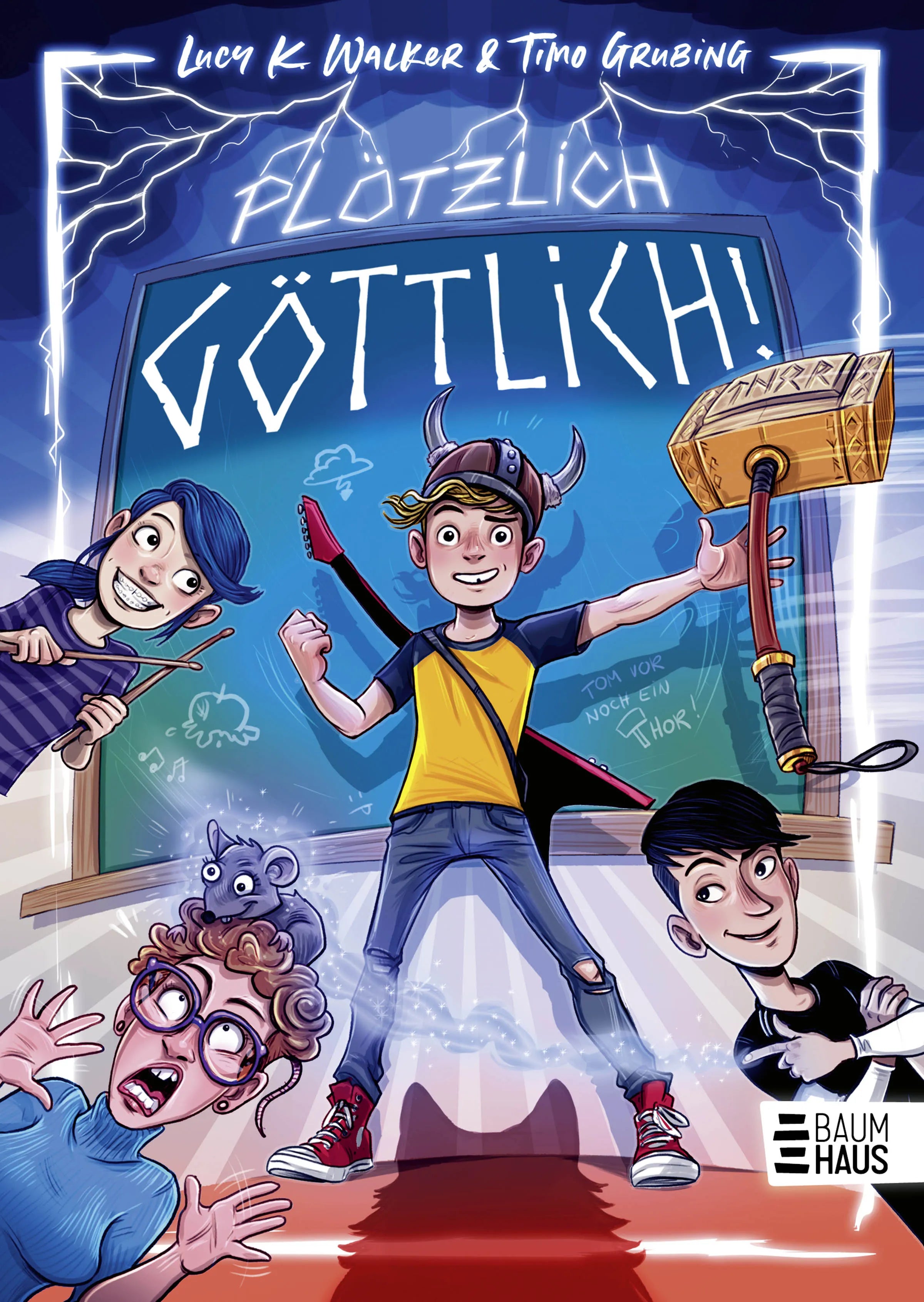 Buchcover von 'Plötzlich göttlich!' - Gebundene Ausgabe von Lucy K. Walker