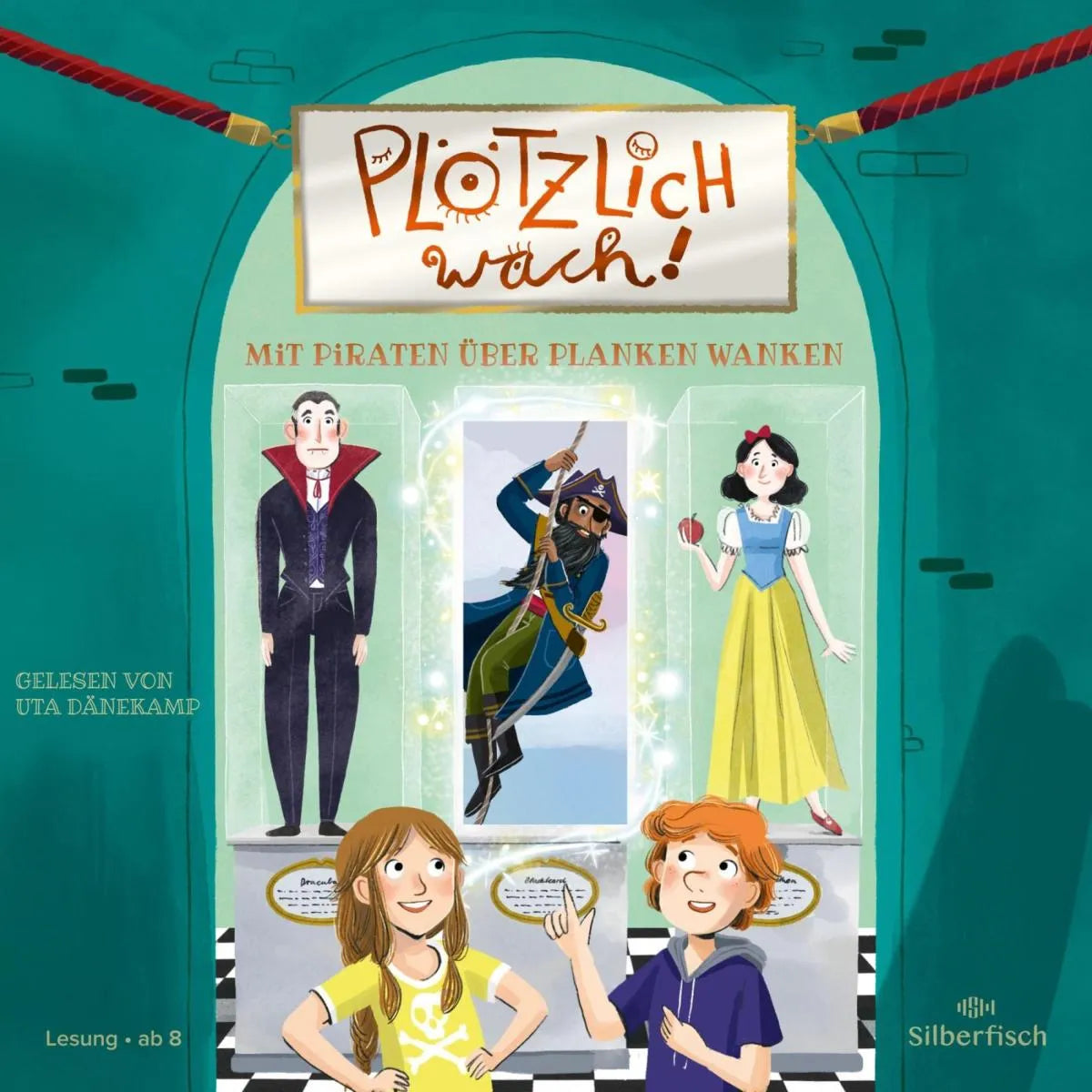 Cover: Plötzlich wach! 3: Mit Piraten über Planken wanken (Hörbuch Download) von Maja von Vogel