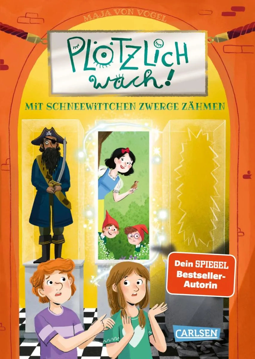 Cover: Plötzlich wach! 4: Mit Schneewittchen Zwerge zähmen (E-Book) von Maja von Vogel