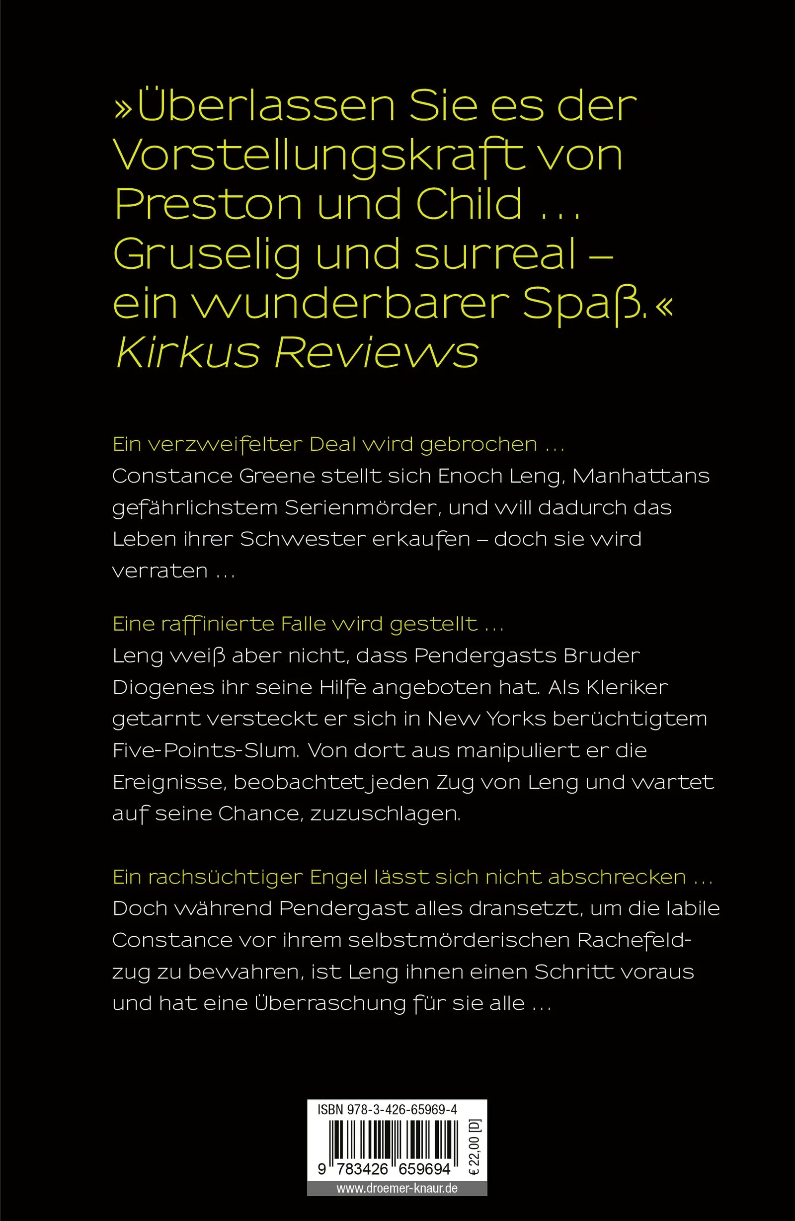 Buchrückseite von 'Poison - Schwestern der Vergeltung' mit Klappentext - Gebundene Ausgabe