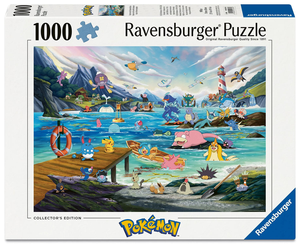 Puzzle: Erwachsenenpuzzle 1000 Teile - Pokémon - Aquana und die sanften Gewässer