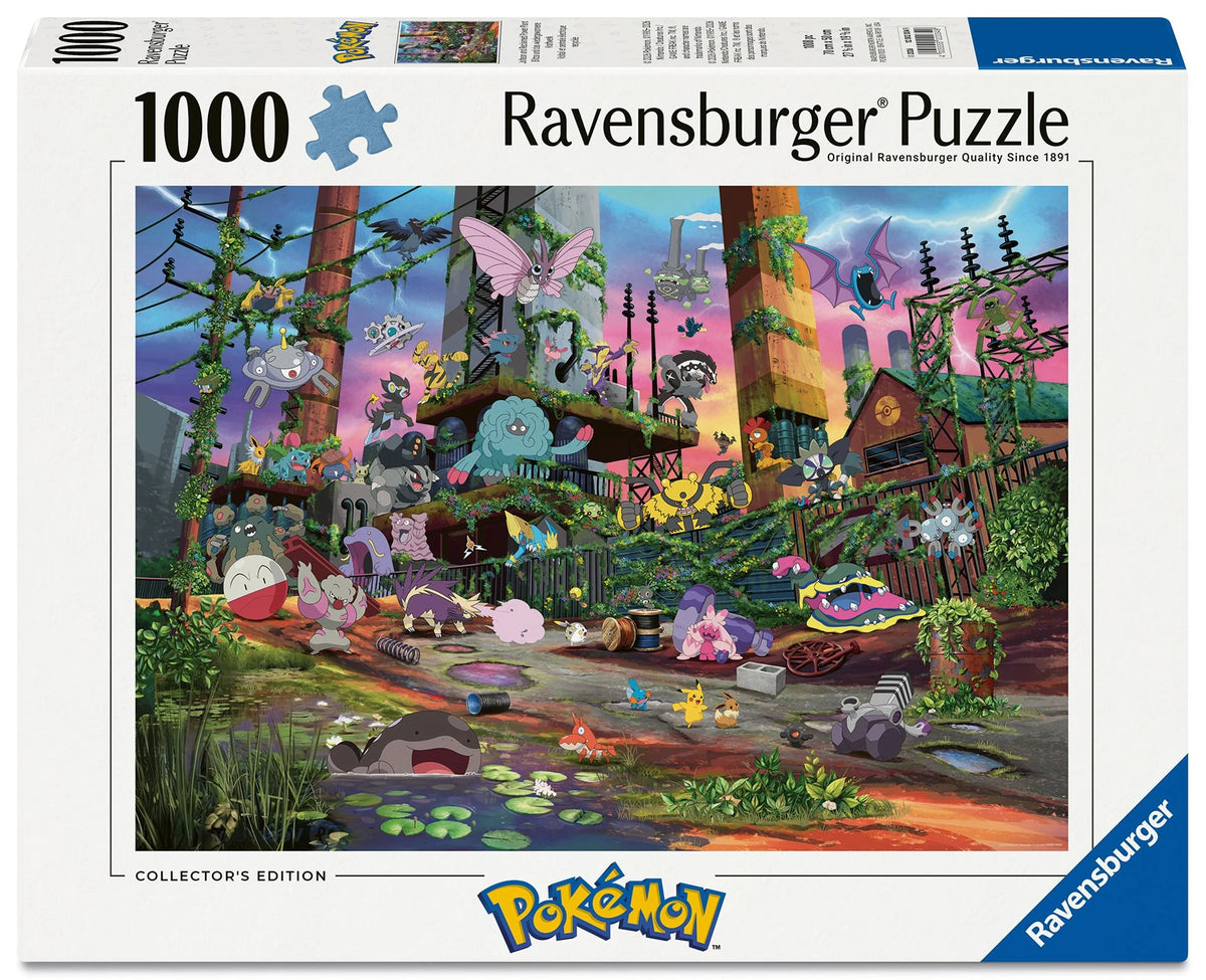 Puzzle: Erwachsenenpuzzle 1000 Teile - Pokémon - Blitza und das wiedergewonnene Kraftwerk