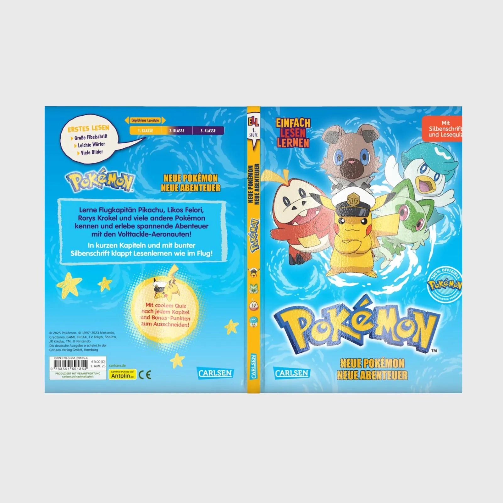 Produktansicht: Pokémon Erstlesebuch: Pokémon Erstlesebuch: Neue Pokémon, neue Abenteuer (Gebundene Ausgabe)