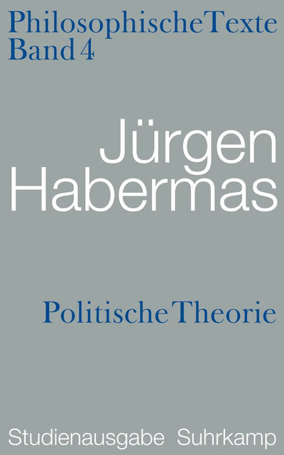 Politische Theorie. Philosophische Texte