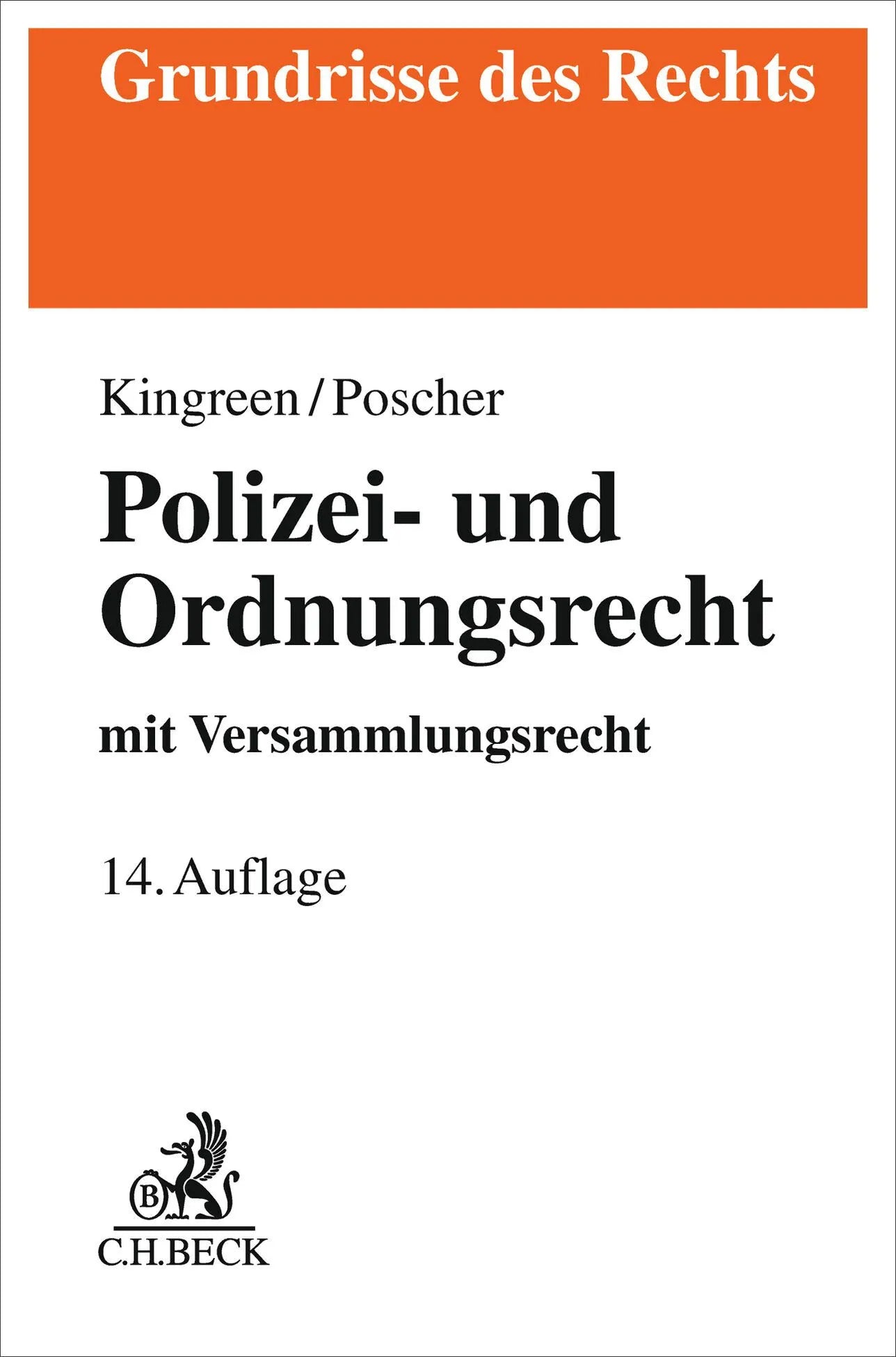Cover: Polizei- und Ordnungsrecht (Taschenbuch) von Thorsten Kingreen