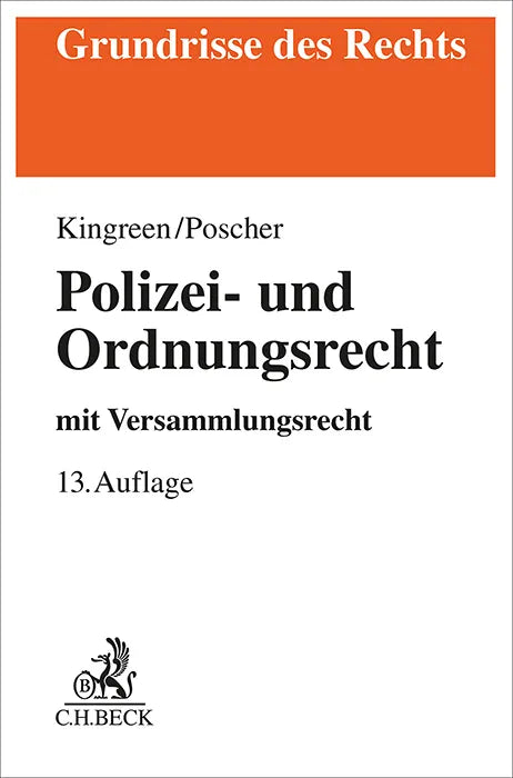 Cover: Polizei- und Ordnungsrecht (Taschenbuch) von Thorsten Kingreen