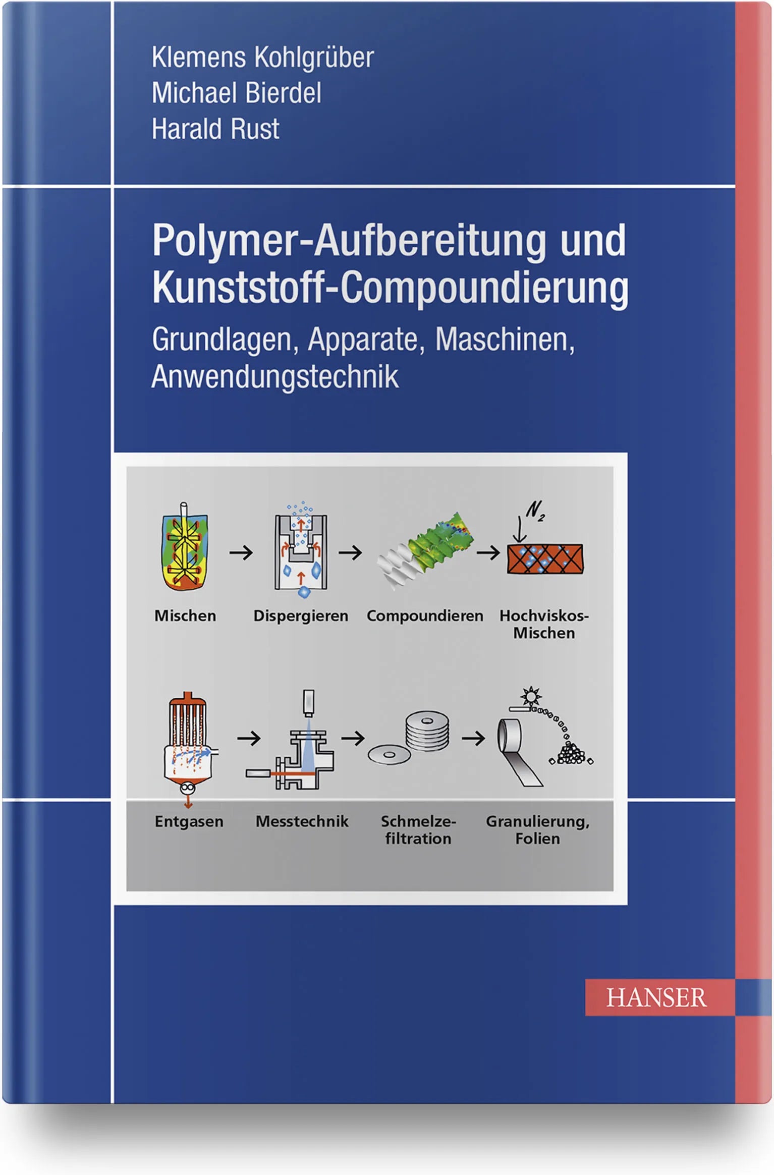 Buchcover von 'Polymer-Aufbereitung und Kunststoff-Compoundierung' - Gebundene Ausgabe von Klemens Kohlgrüber