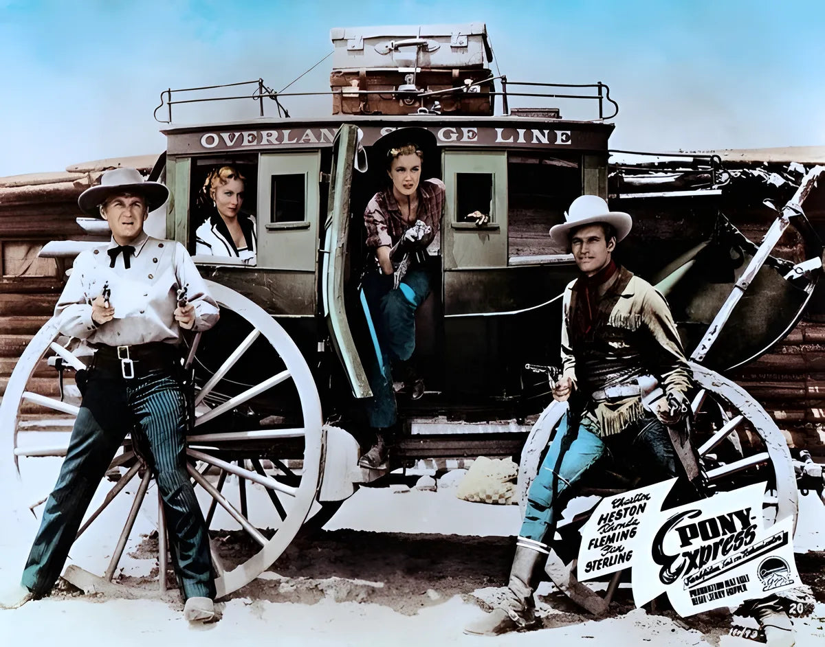 Filmszene 1 aus Pony Express – Blu-ray. Regie: Jerry Hopper