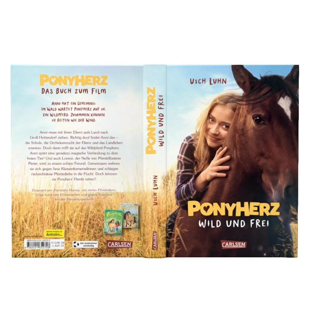 Usch Luhn - Ponyherz 1: Wild und frei. Das Buch zum Film