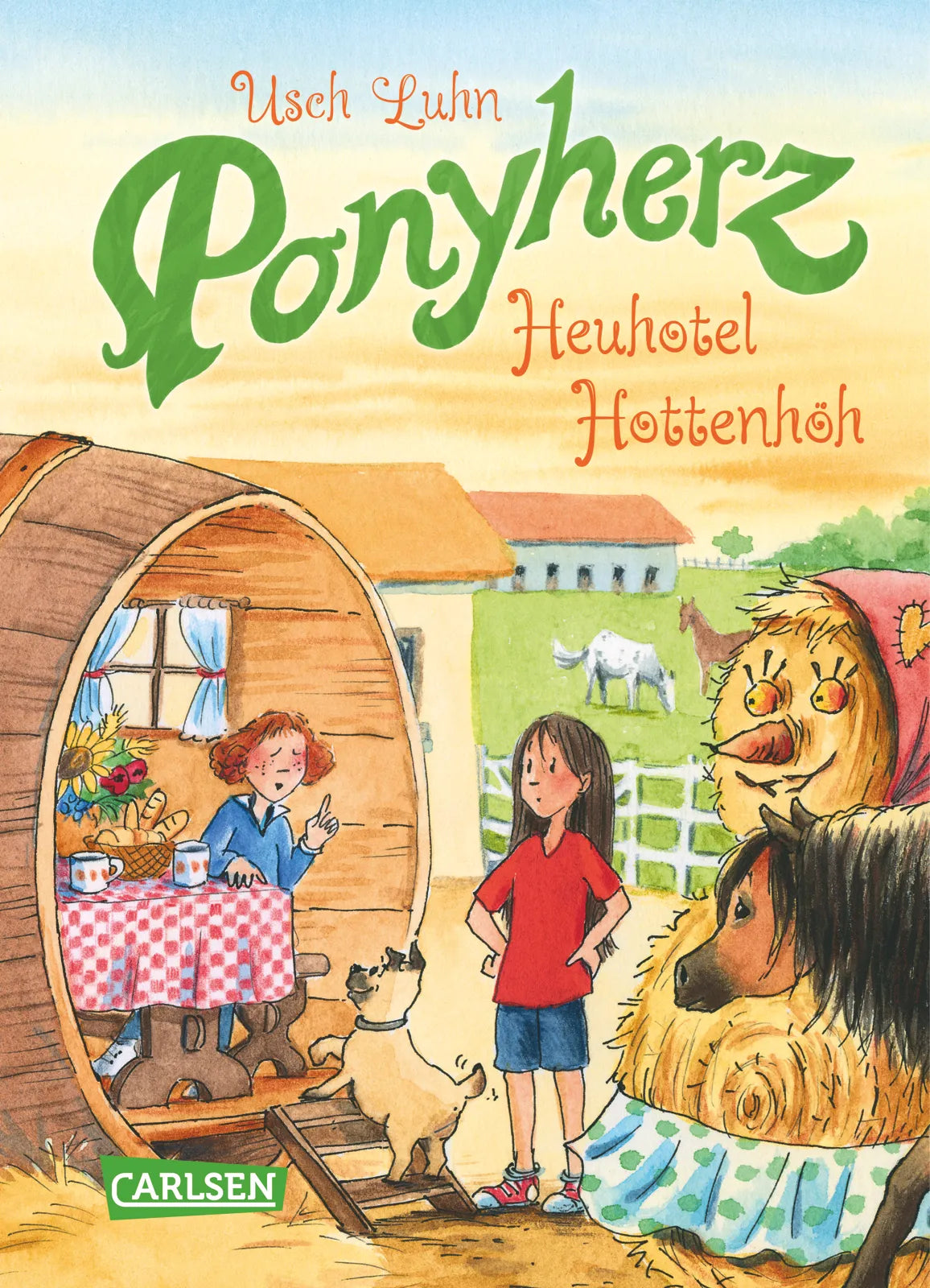 Buchcover von 'Ponyherz 8: Heuhotel Hottenhöh' - Gebundene Ausgabe von Usch Luhn