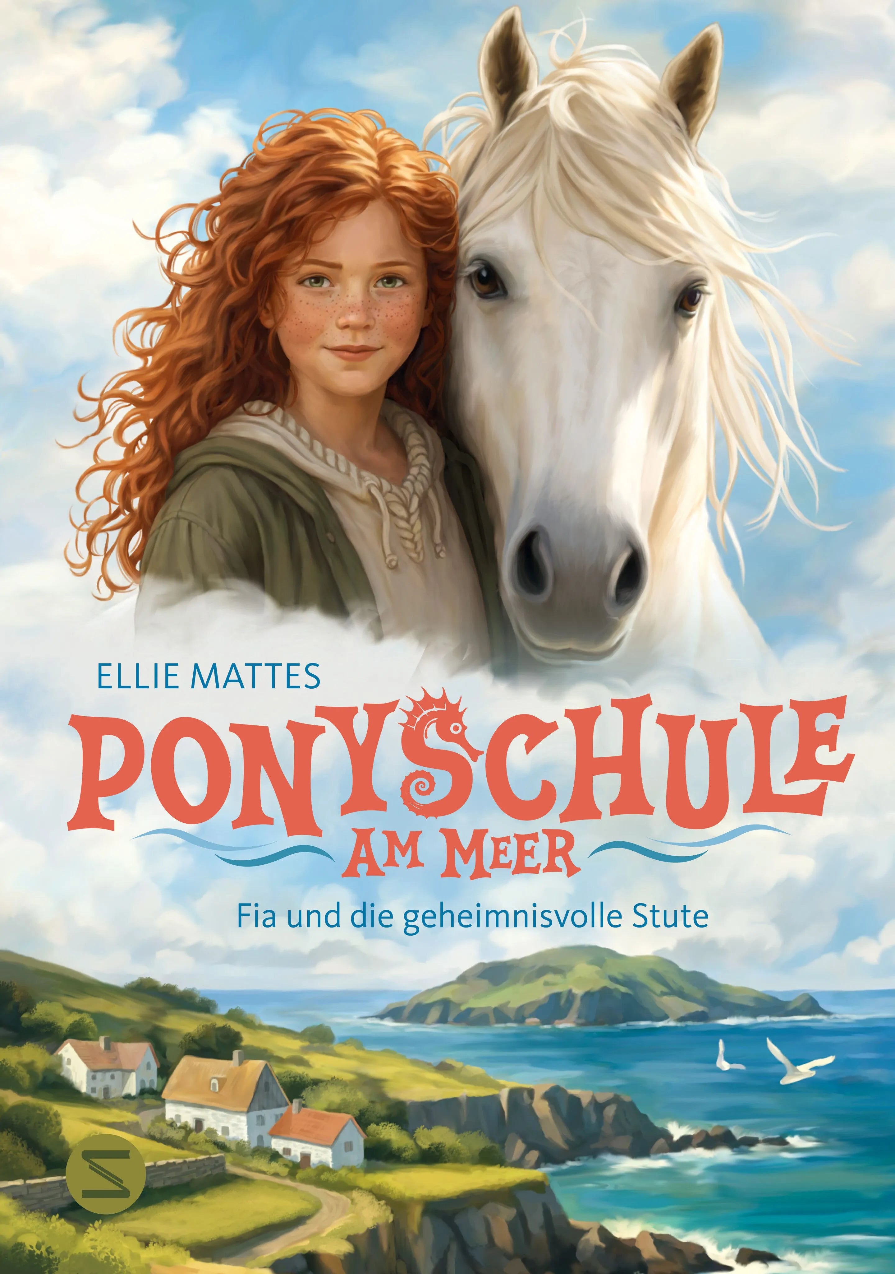 Cover: Ponyschule am Meer – Fia und die geheimnisvolle Stute (Hardcover) von Ellie Mattes