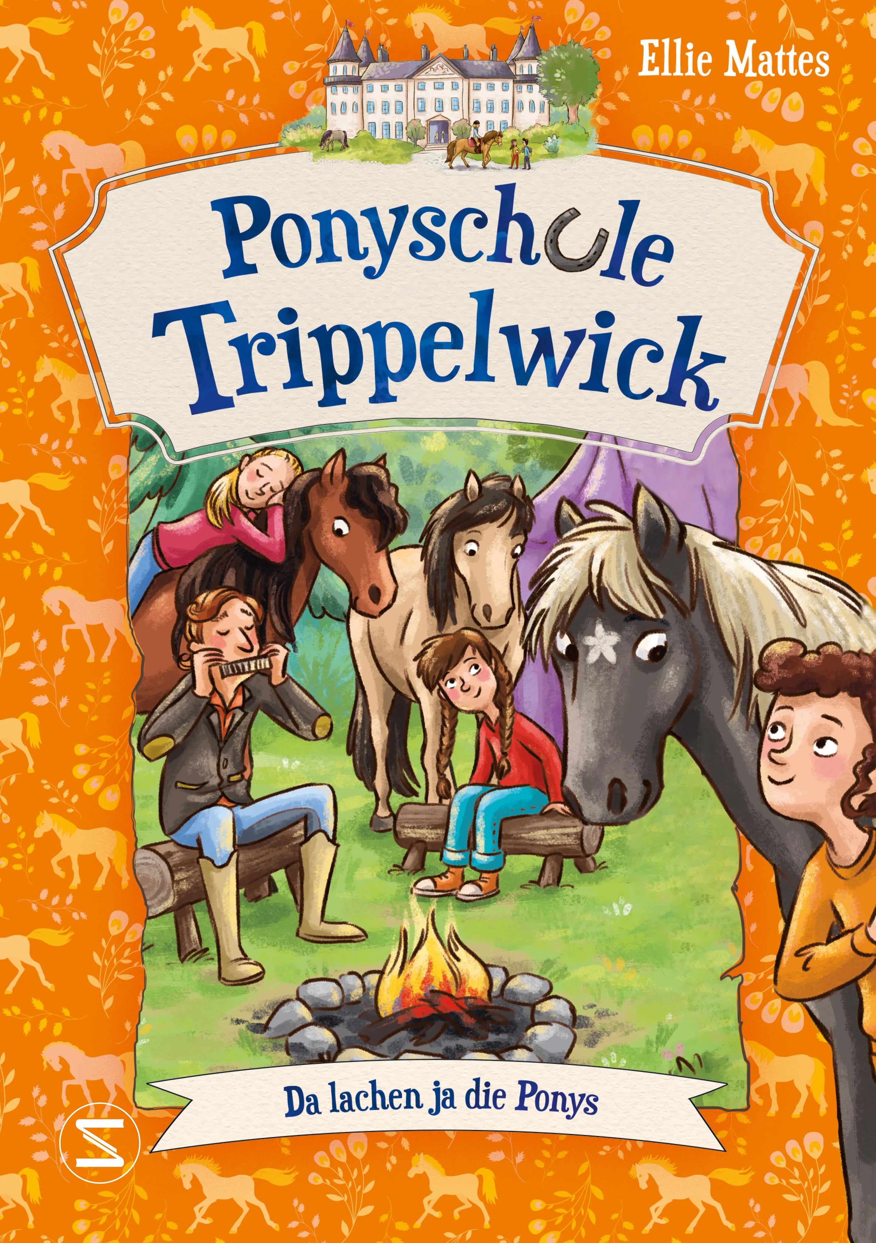 Cover: Ponyschule Trippelwick – Da lachen ja die Ponys (Taschenbuch) von Ellie Mattes