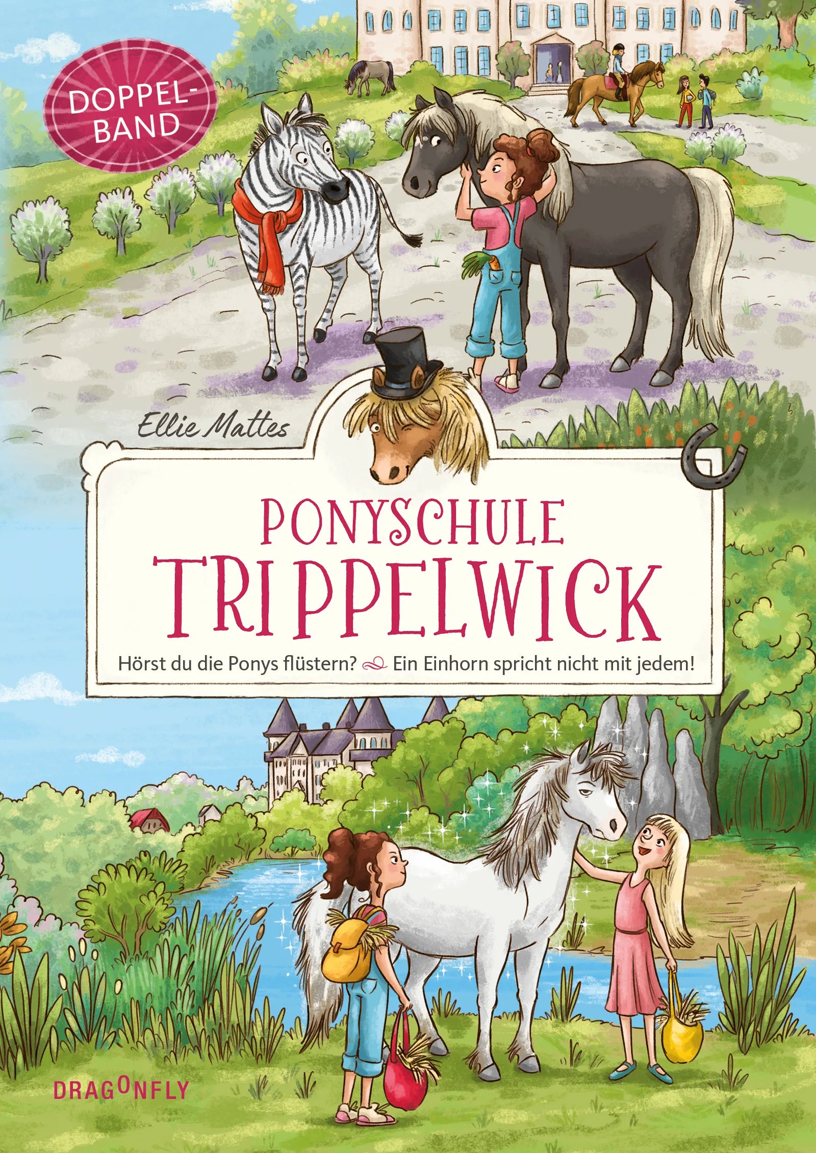 Buchcover von 'Ponyschule Trippelwick Doppelband' - Gebundene Ausgabe von Ellie Mattes