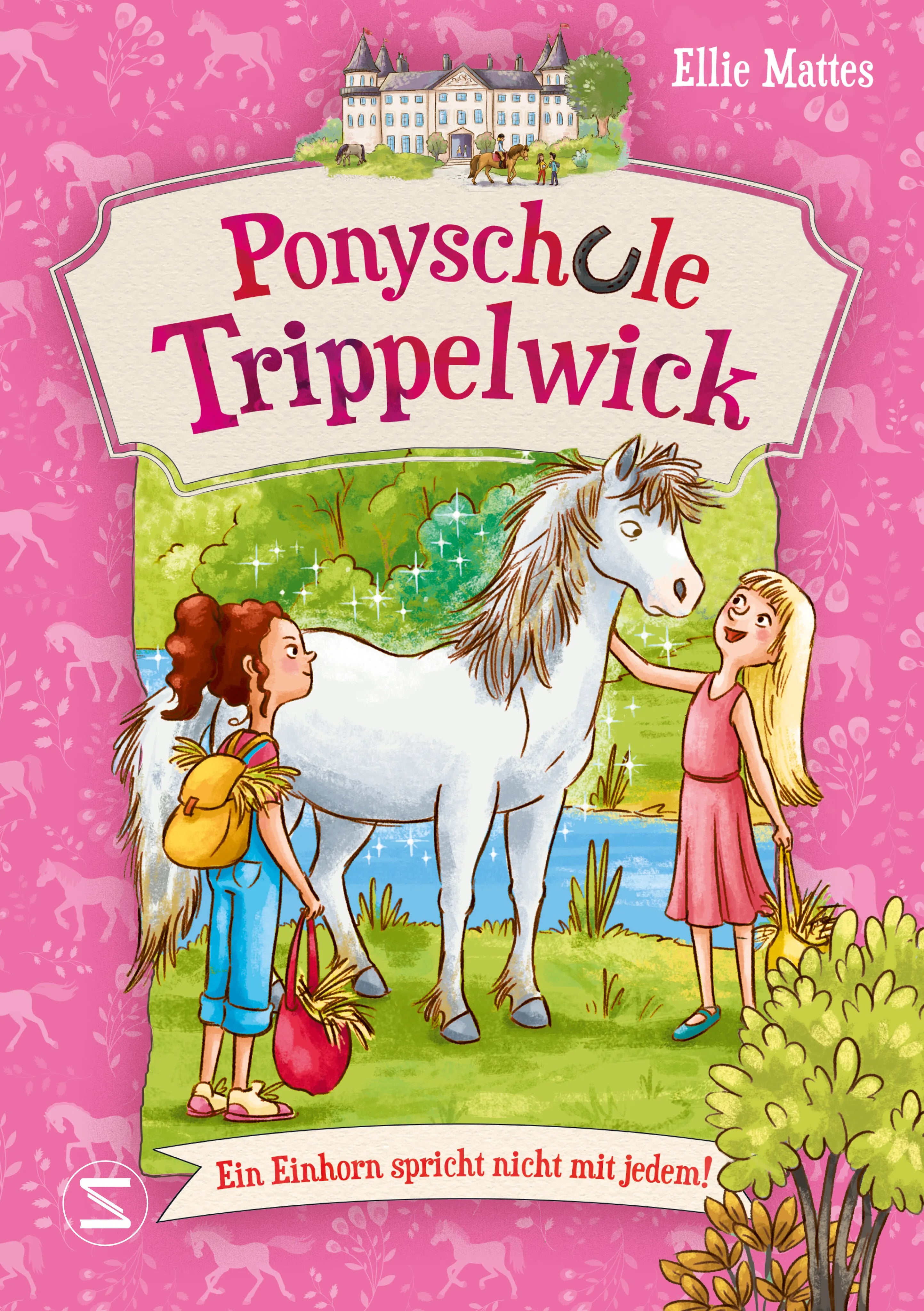 Buchcover von 'Ponyschule Trippelwick – Ein Einhorn spricht nicht mit jedem' - Taschenbuch von Ellie Mattes