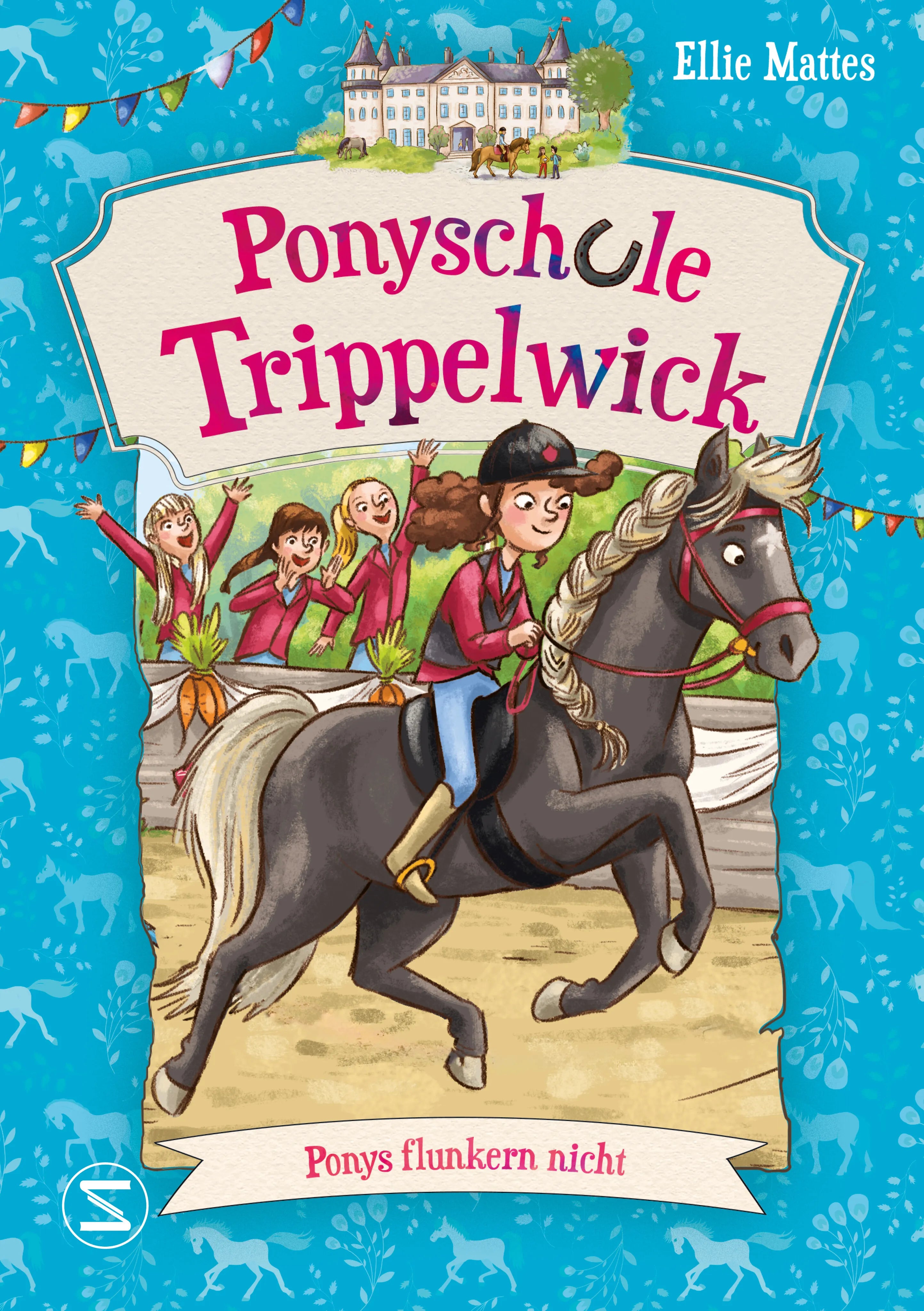 Buchcover von 'Ponyschule Trippelwick – Ponys flunkern nicht' - Taschenbuch von Ellie Mattes