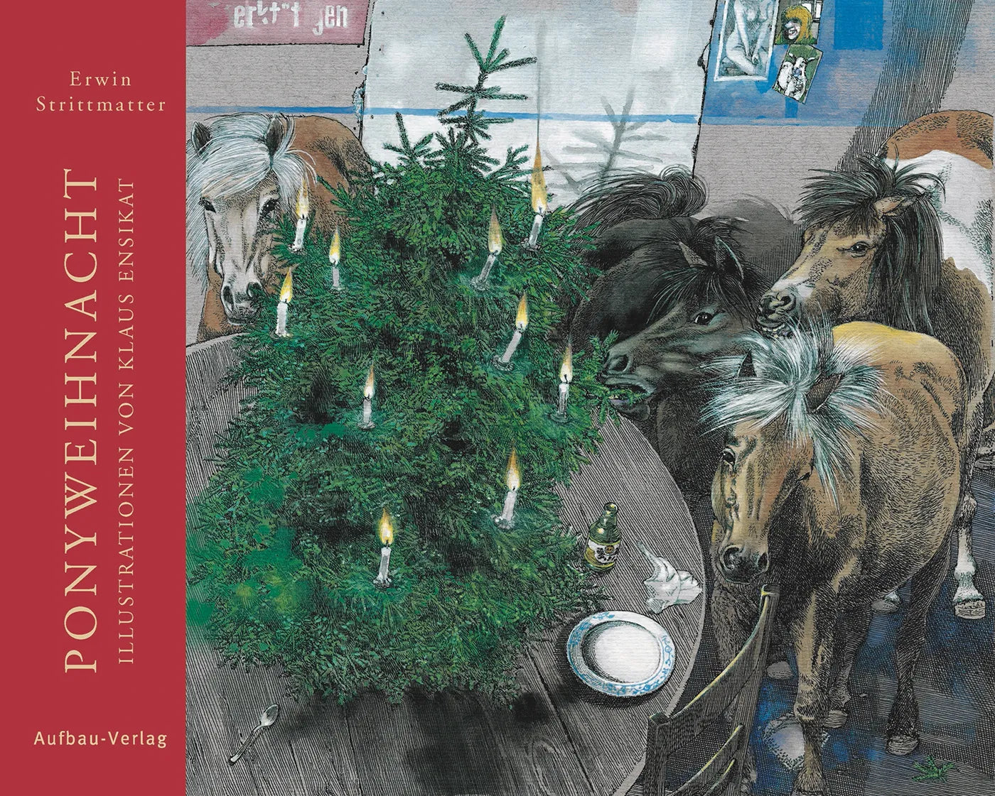 Buchcover von 'Ponyweihnacht' - Gebundene Ausgabe von Erwin Strittmatter