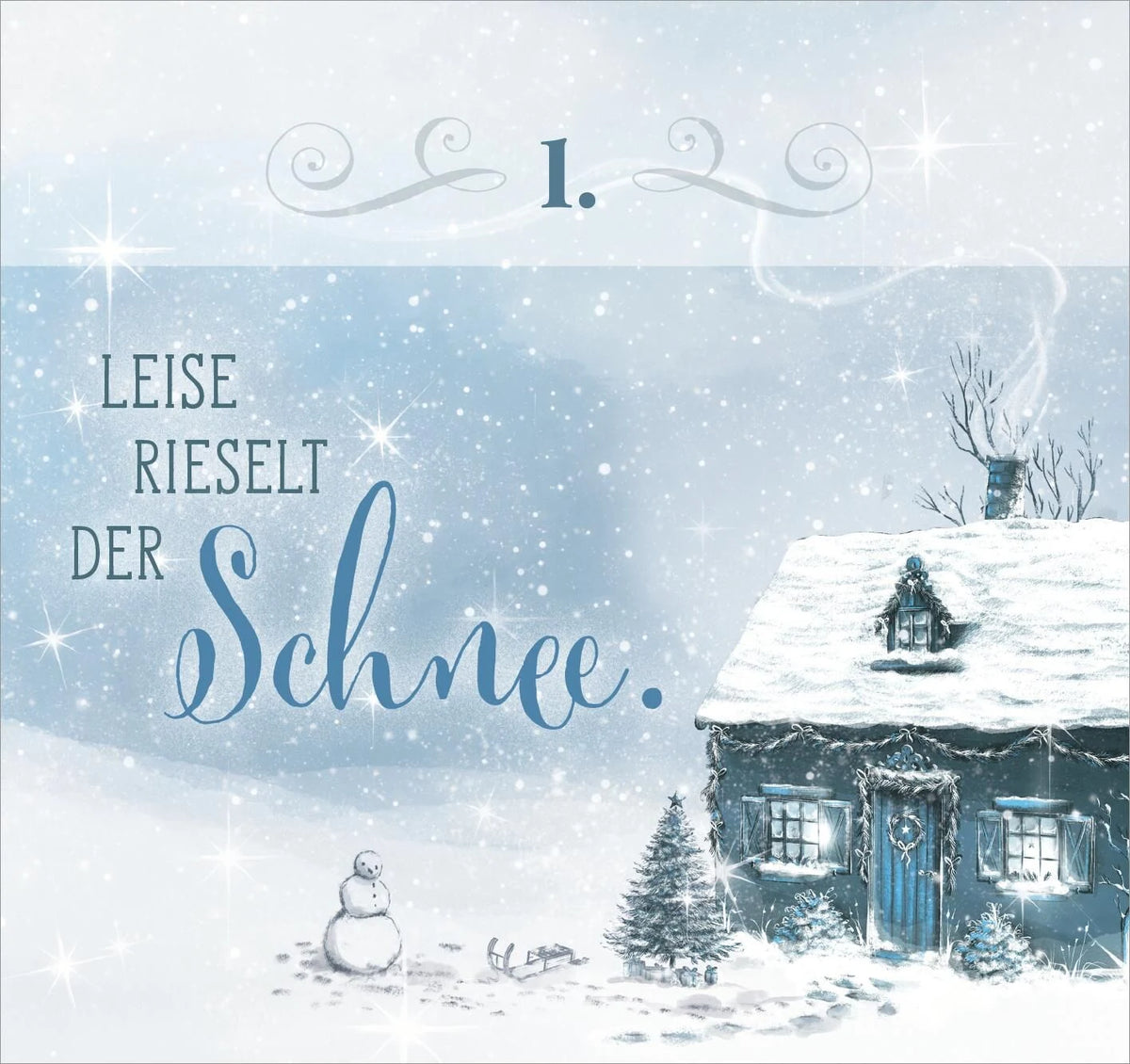 Postkarten-Adventskalender. Weihnachten ist, wenn das Herz nach Hause kommt – Ansicht