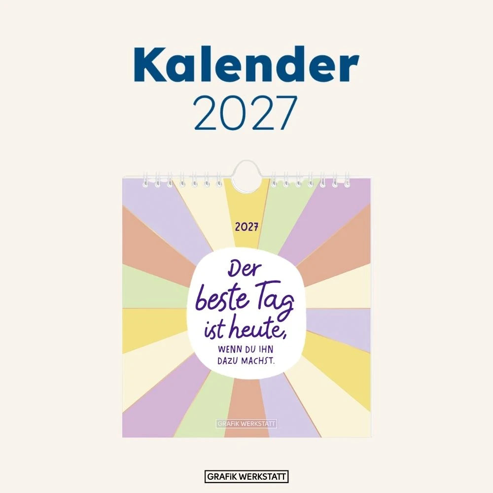 Postkartenkalender 2027 Der beste Tag – Ansicht