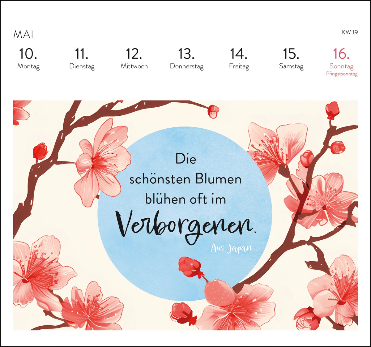 Postkartenkalender 2027: Harmonie und Lebensglück – Ansicht