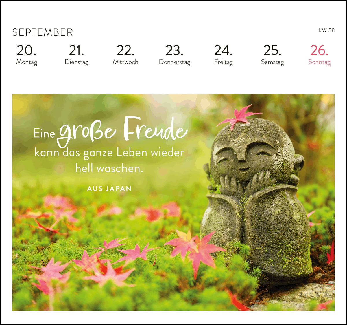 Postkartenkalender 2027: Harmonie und Lebensglück – Ansicht